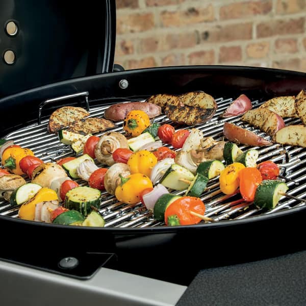 22 in Performer Deluxe Charcoal Grill in Copper with Built In Thermometer and Digital Timer Image 2