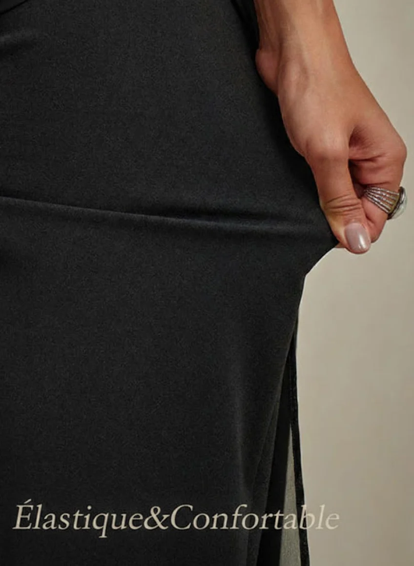Delphine | Pantalon large fluide élégant aérien