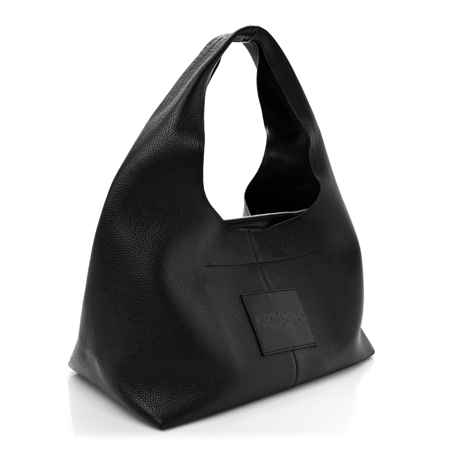 Grained Calfskin Medium The Sack Bag Black
