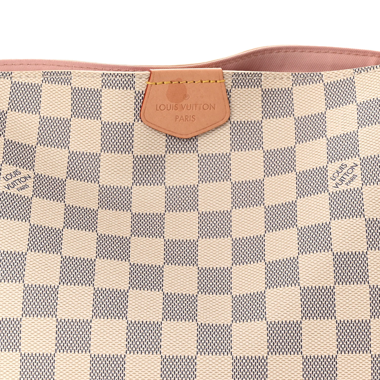 Damier Azur Graceful PM Rose Ballerine