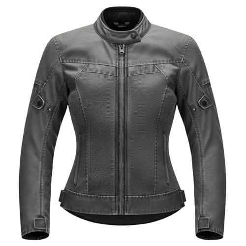 ILM Women Motorcycle Jacket with Armor CE Moto Jacket All Season JM4