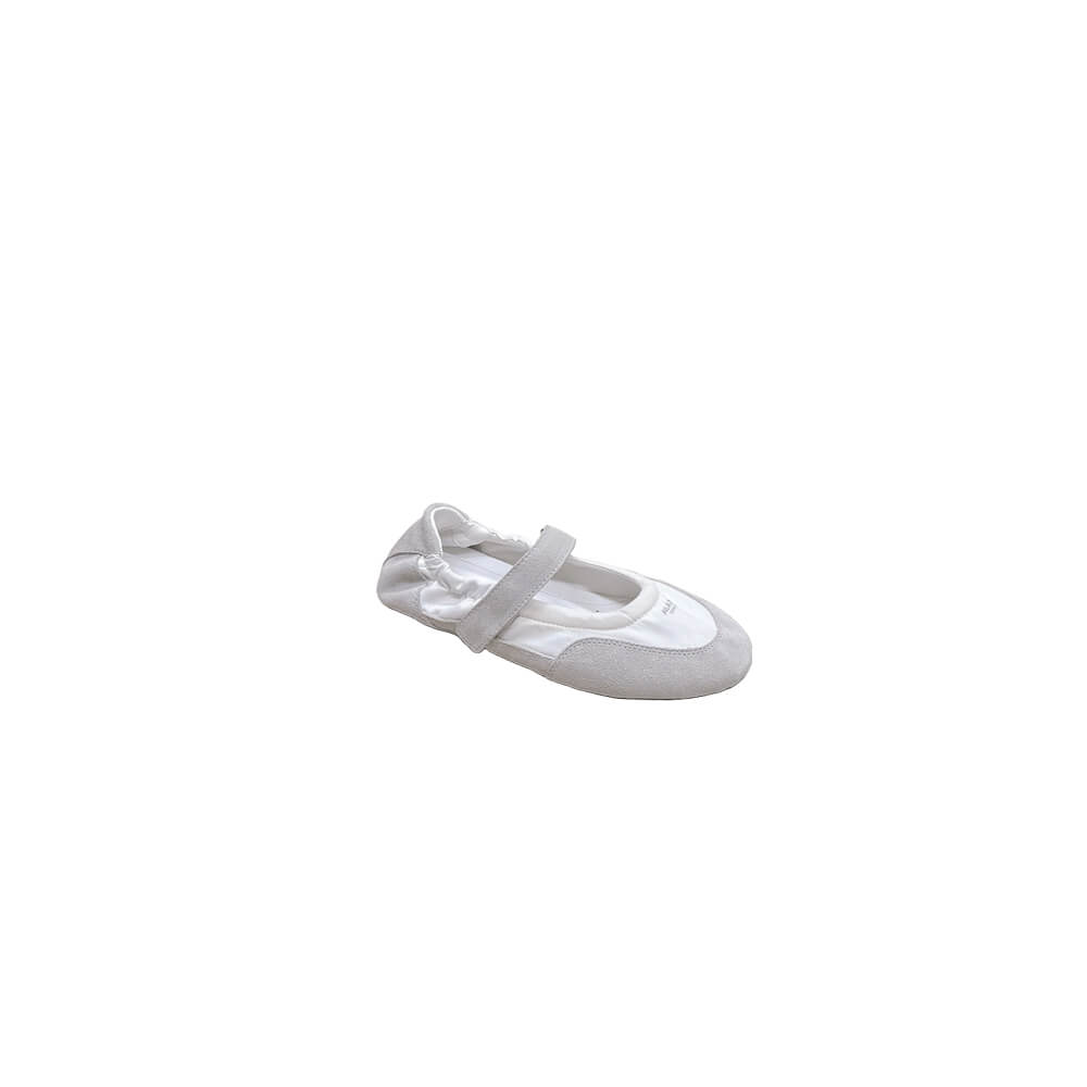 PRADA Re-Nylon and suede ballet flats