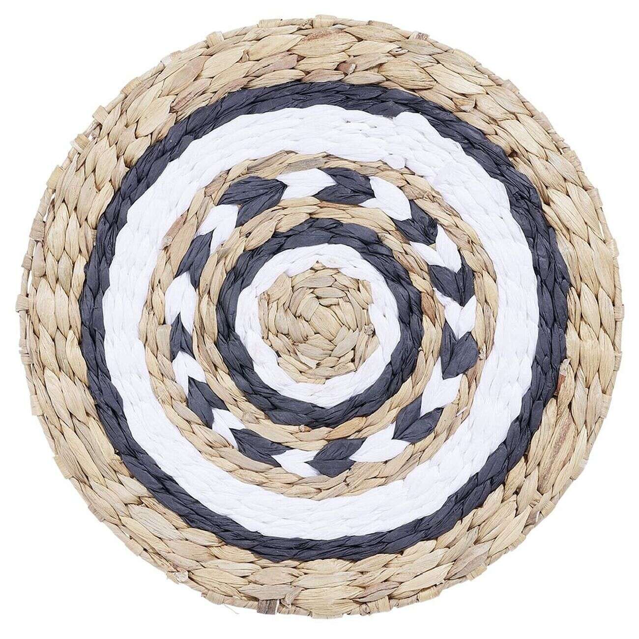 Set de table rond raphia tricolore Ø35cm