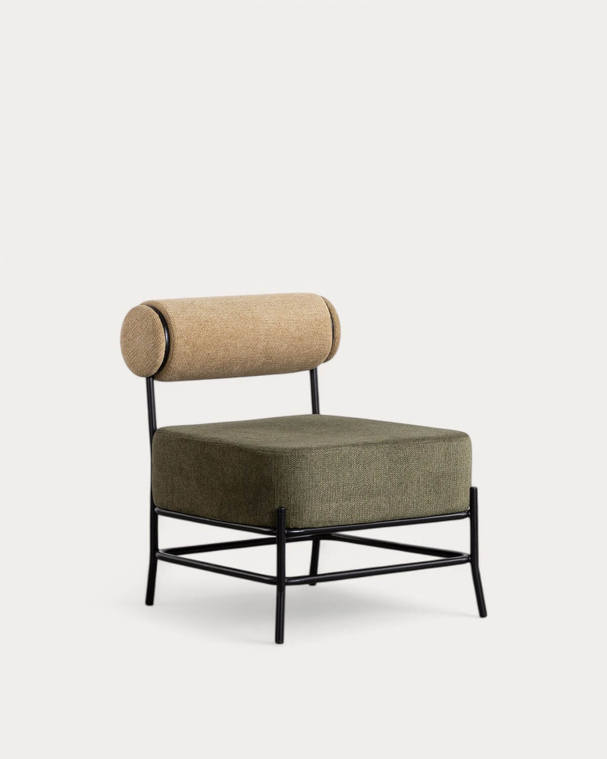 Elin - Sillón de Tela y Metal Elin
