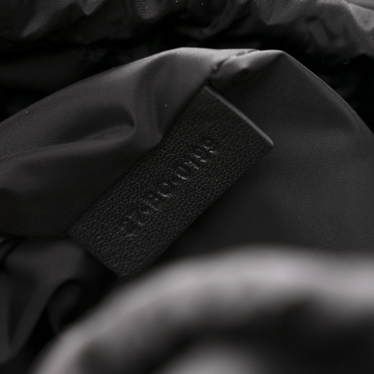 Nylon Saddle Backpack Black