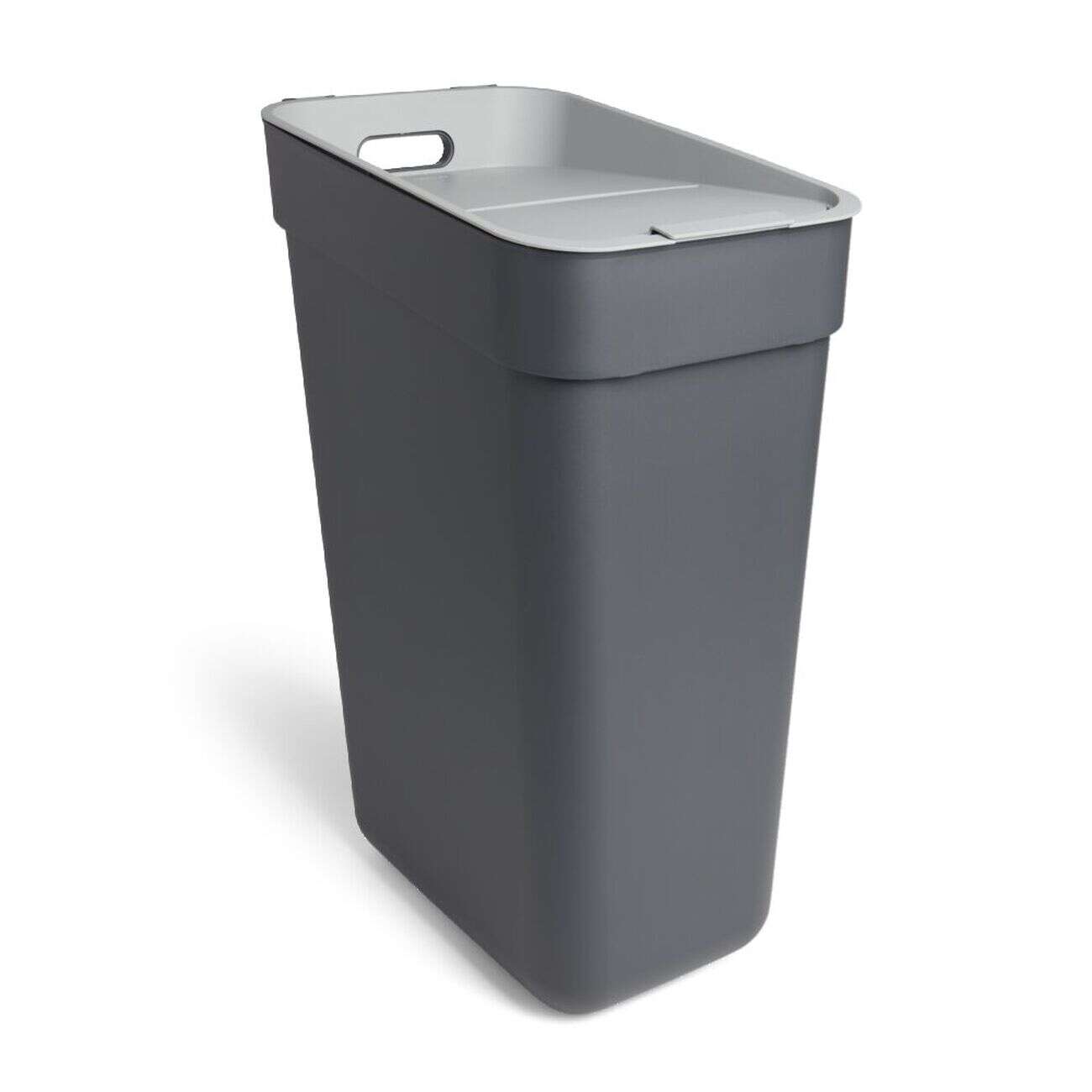 Poubelle de tri grise 30L