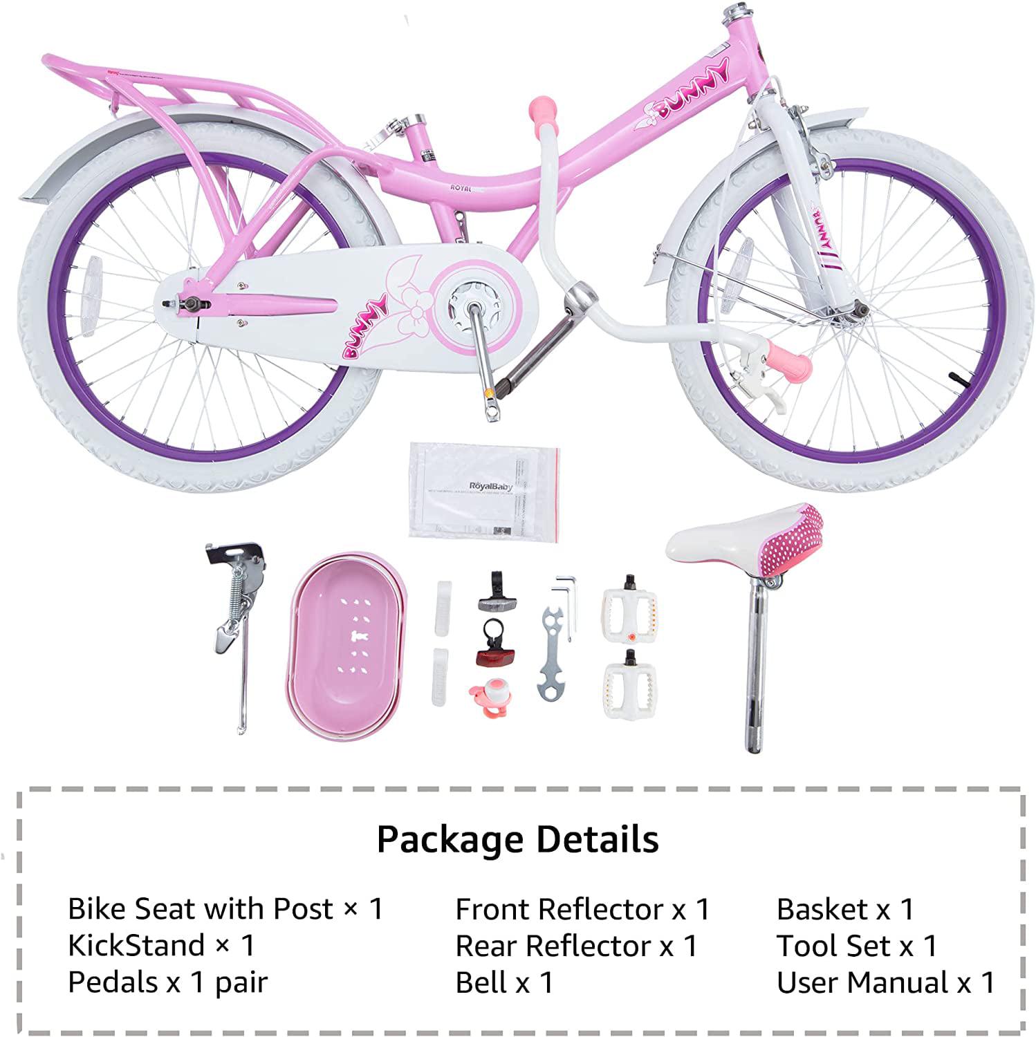 Royalbaby Bunny 20 in Girl - S Bicycle Kids Bike for Girls Childrens Bicycle Pink