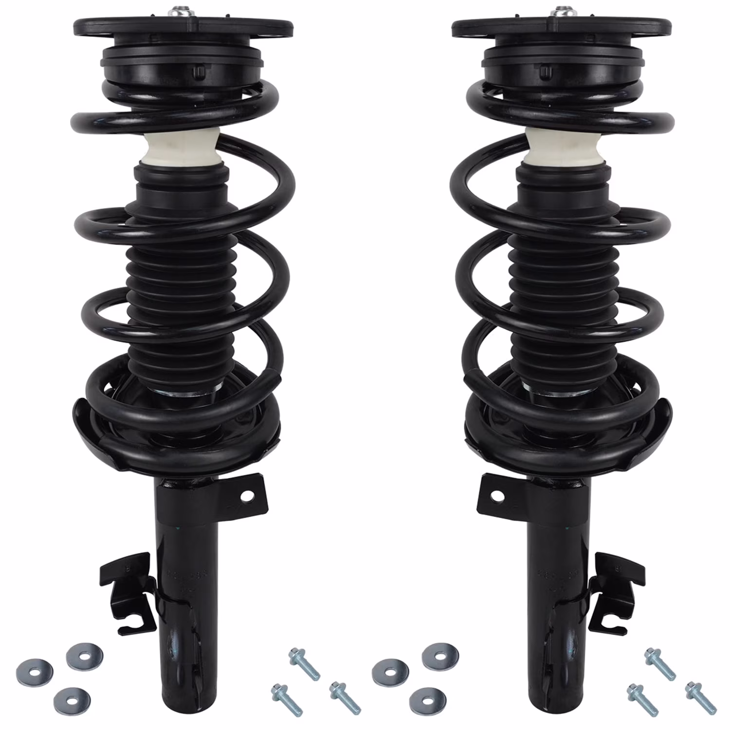 Front Struts for 2004-2013 Mazda 3, 2006-2010 Mazda 5 Complete 2 Front Struts with Coil Spring 2005 2007 2008 2009 Replacement Quick Install Ready Struts Assembly