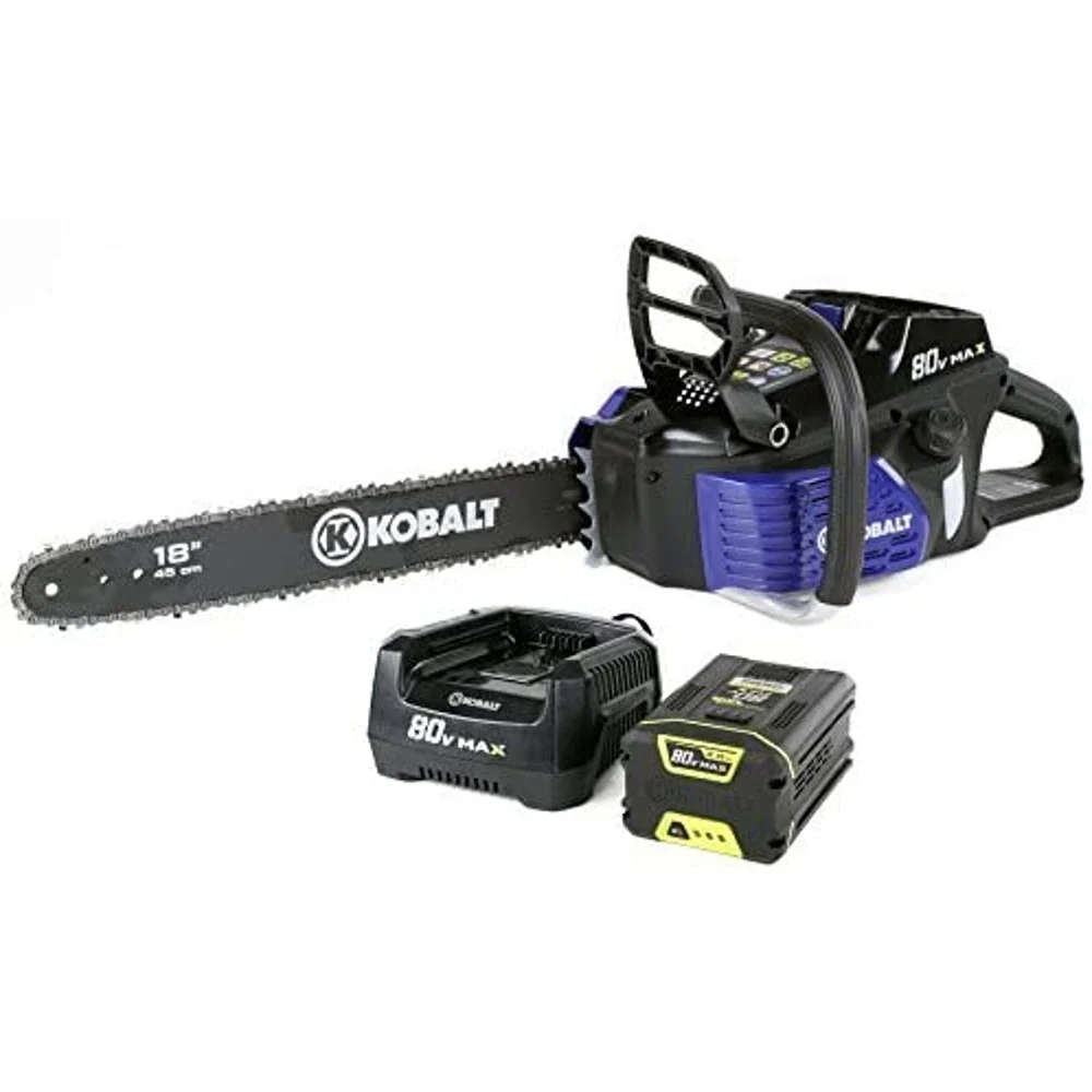 80-volt Max-volt Lithium Ion (Li-ion) 18-in Cordless Electric Chainsaw