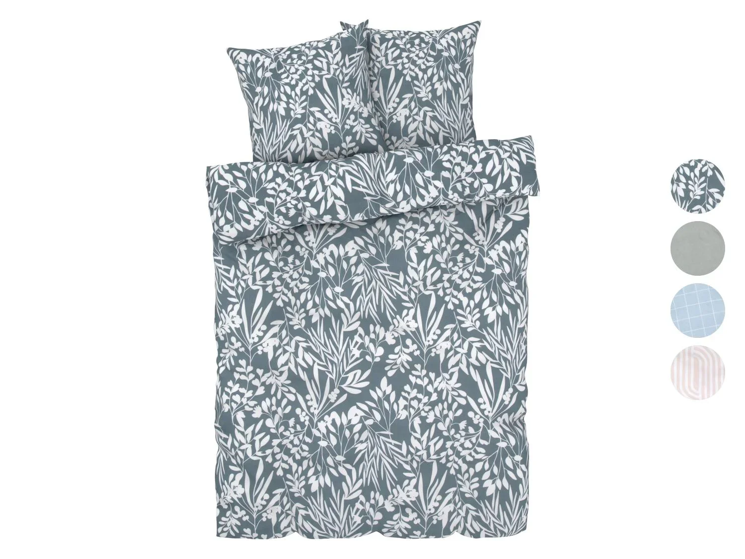 LIVARNO home Parure de lit double face en percale, 240 x 220 cm
