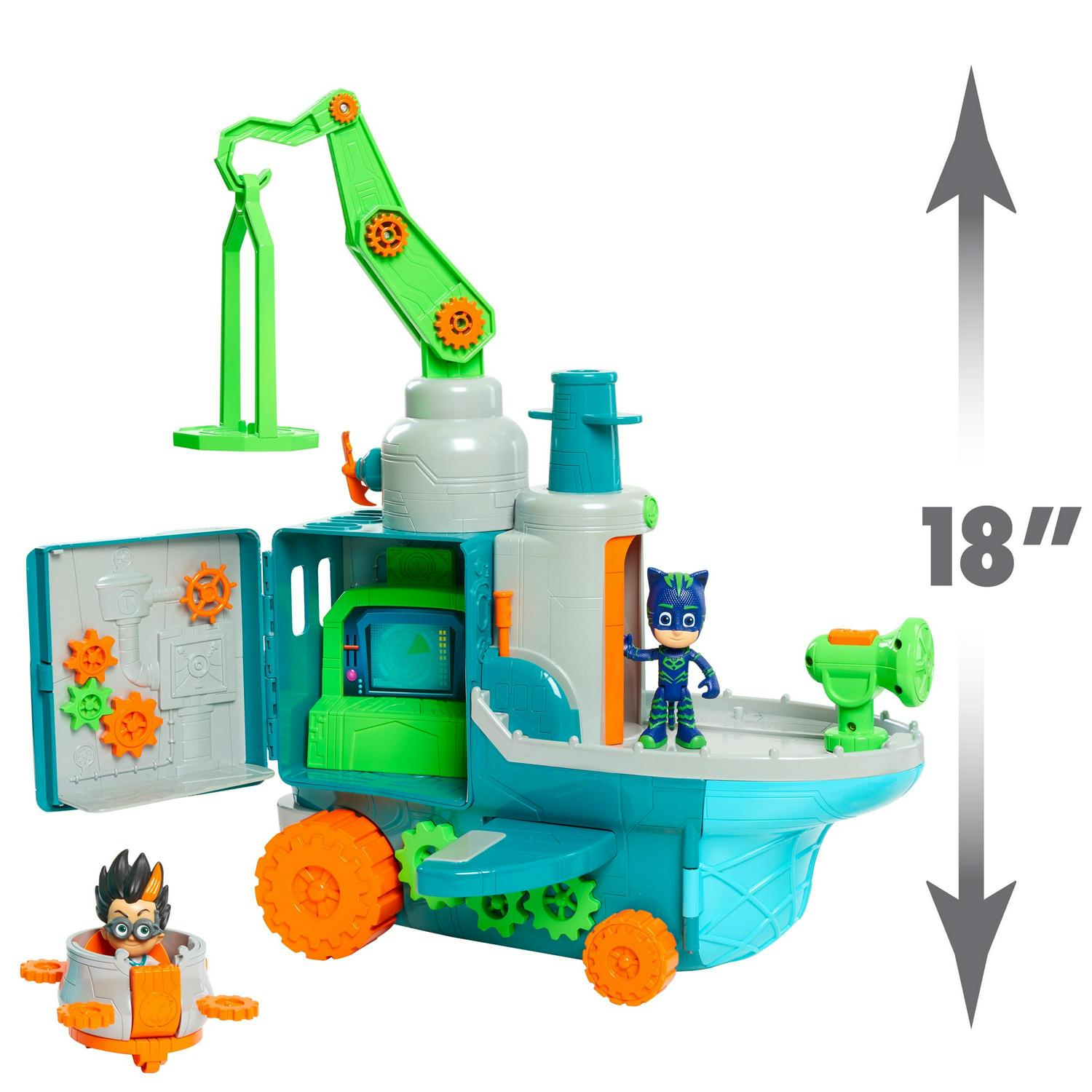 Romeo-s Flying Factory Playset with Lights. Sounds. and Secret Compartment. Kids Toys for Ages 3 Up. Gifts and Presents - Image 5