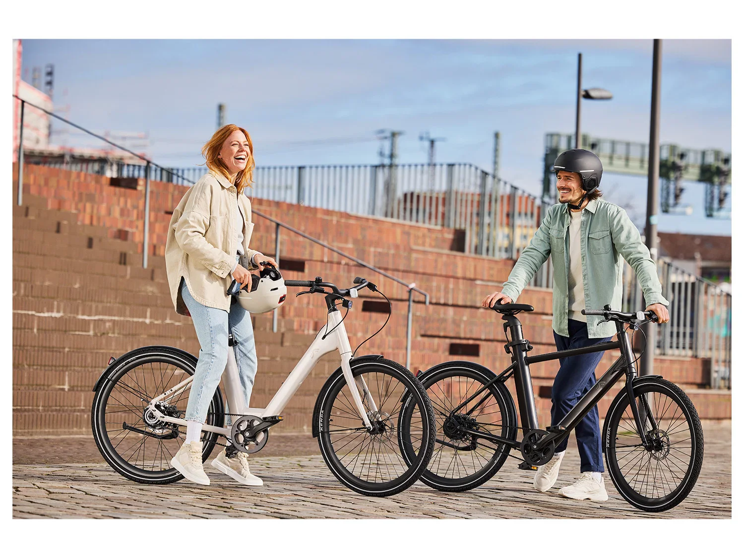 CRIVIT Vlo lectrique Urban Y, 27,5 pouces