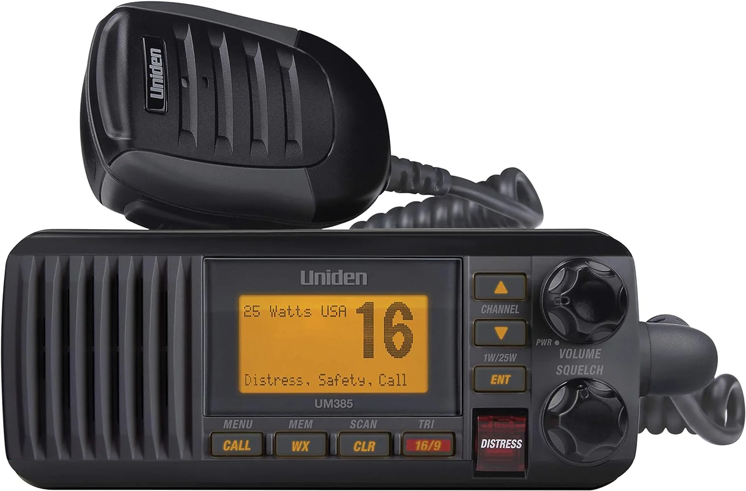 Fixed Mount Marine Vhf Radio, Waterproof IPX4 with Triple Watch, Dsc, Emergency/Noaa Weather Alert, All Usa/International/Canadian Marine Channels, Memory Channel Scan, White