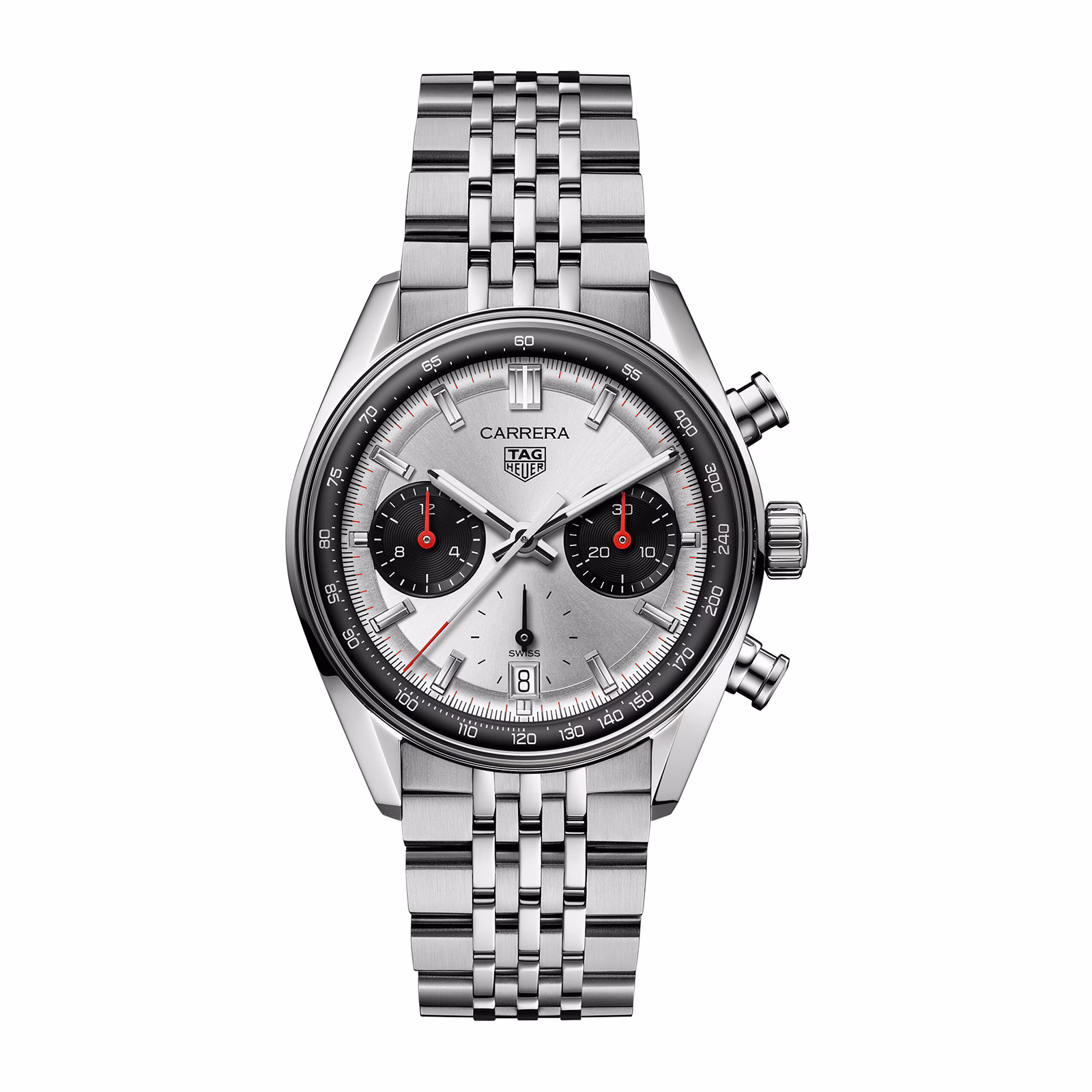【Super Clone】TAG Heuer Carrera Chronograph 39mm Mens Watch Silver CBS2216.BA0048
