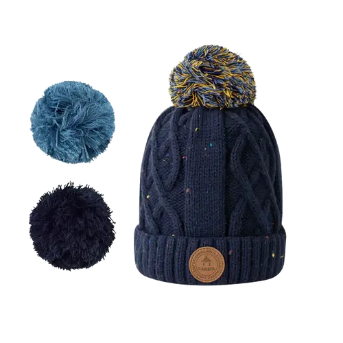 Bonnet Jus de Pomme Navy Bébé - Polaire