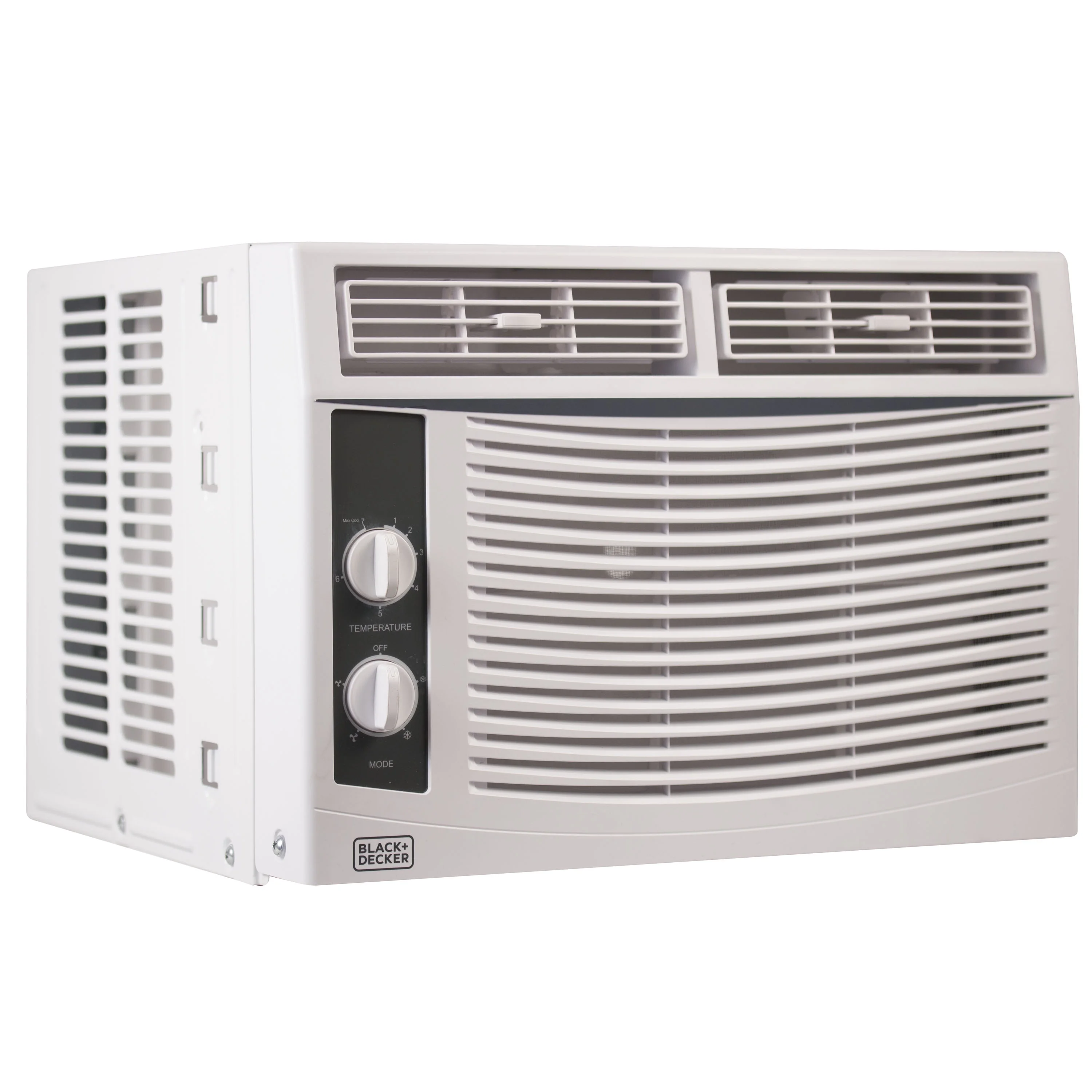 BLACK+DECKER BWAC05MWTB 5, 000 BTU Window Air Conditioner Unit, AC Cools up to 150 Square Feet, Energy Efficient, White