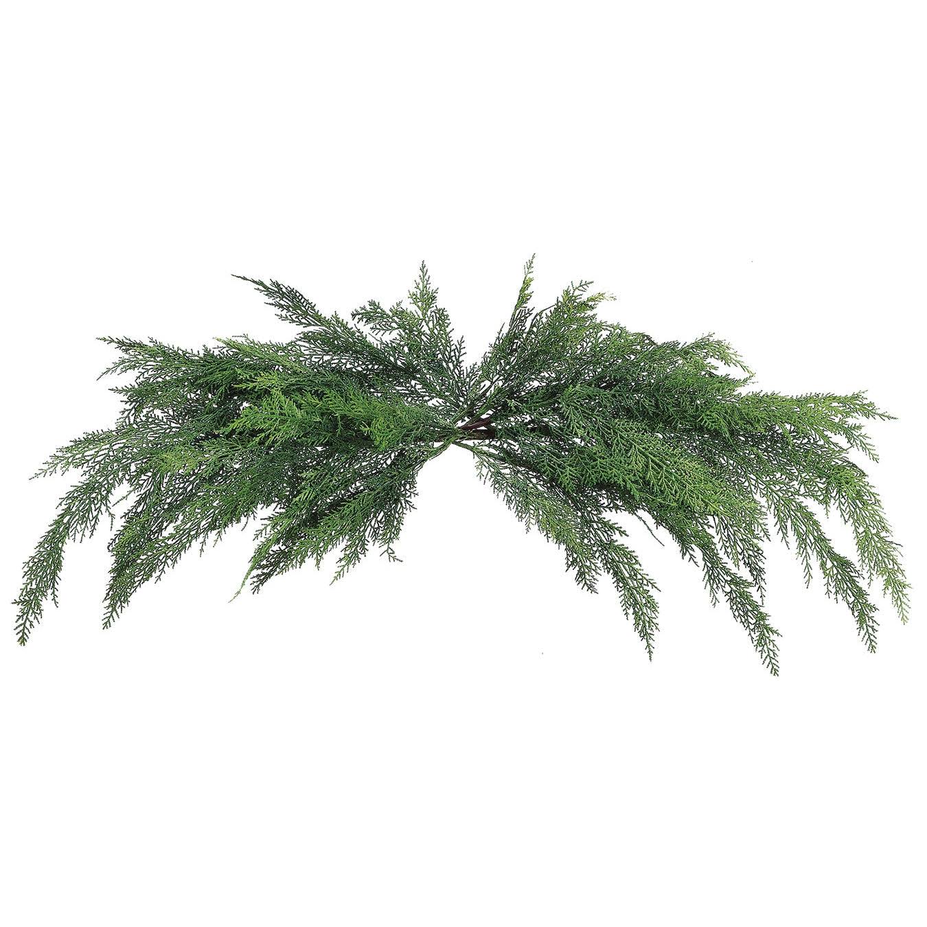 Allstate Floral Cedar Artificial Mantel Swag Garland 4ft