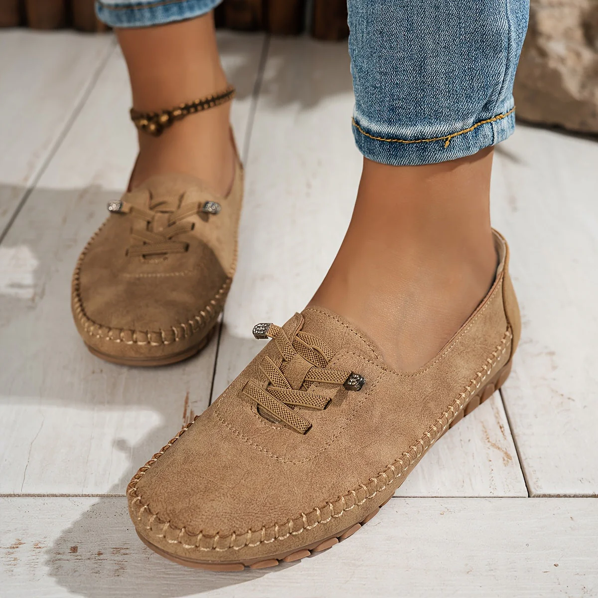 Orélia | Mocassins souples avec maintien optimal pour pieds sensibles