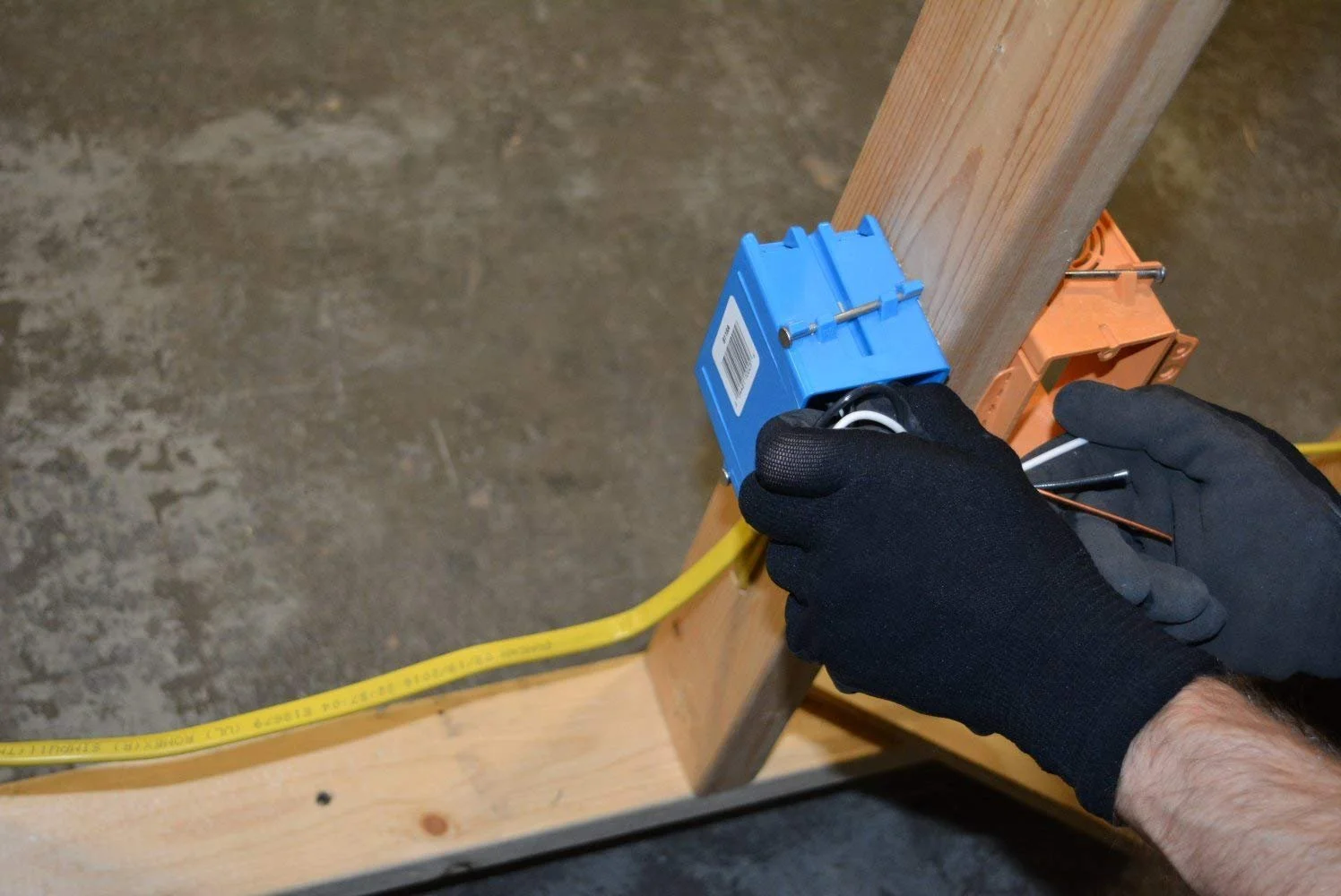 63947628 100' 12/3 with ground brand SIMpull residential indoor electrical wire type NM-B, Yellow - Image 6