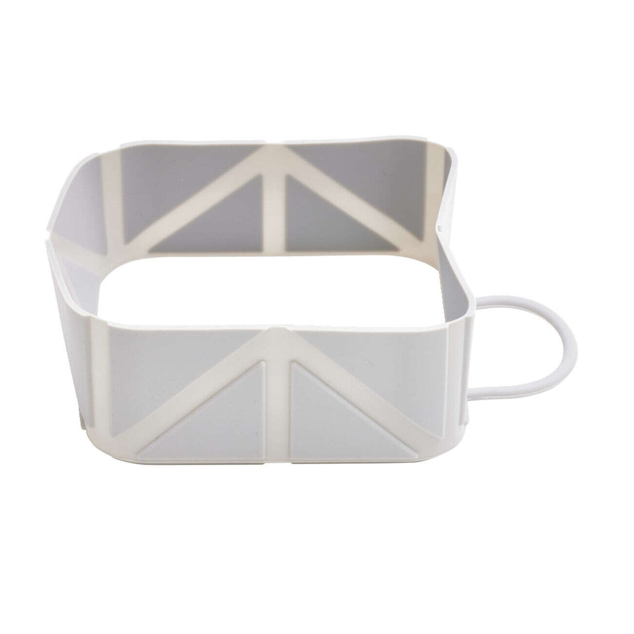 Gamelle pour chien ou chat pliante en silicone gris 11x11xH4,5cm