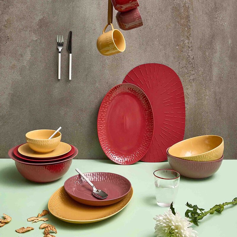 Confetti bordbrikke 45x30,6 cm Chili