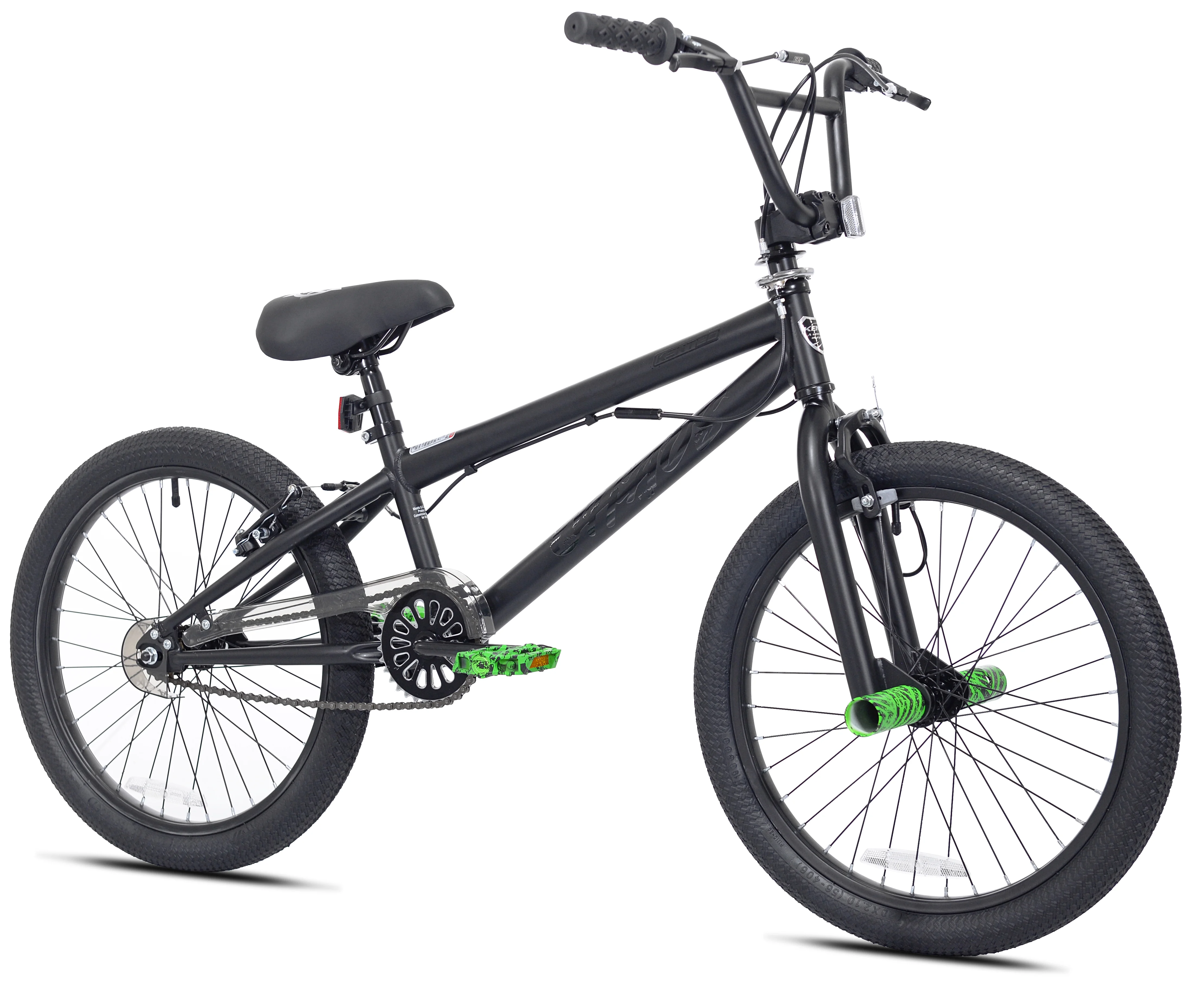 20 in. Chaos Boy's BMX Child Bicycle, Hydro Dip Matte Black - Image 2