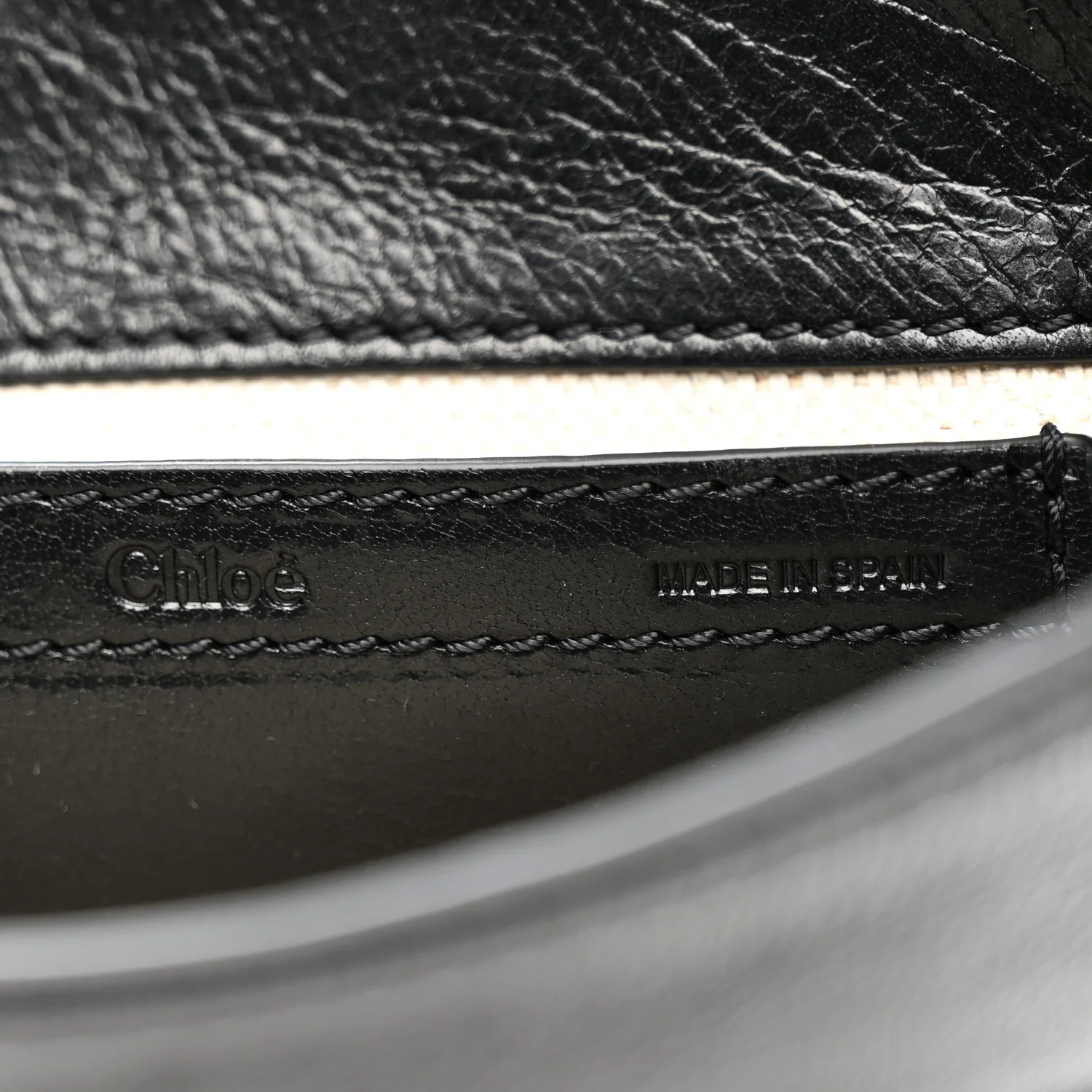 Shiny Calfskin Camera Crossbody Black