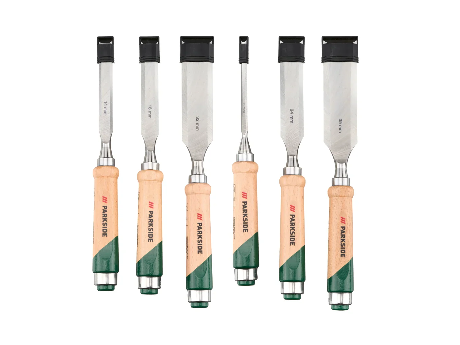 PARKSIDE Set de ciseaux  bois, 6 pices