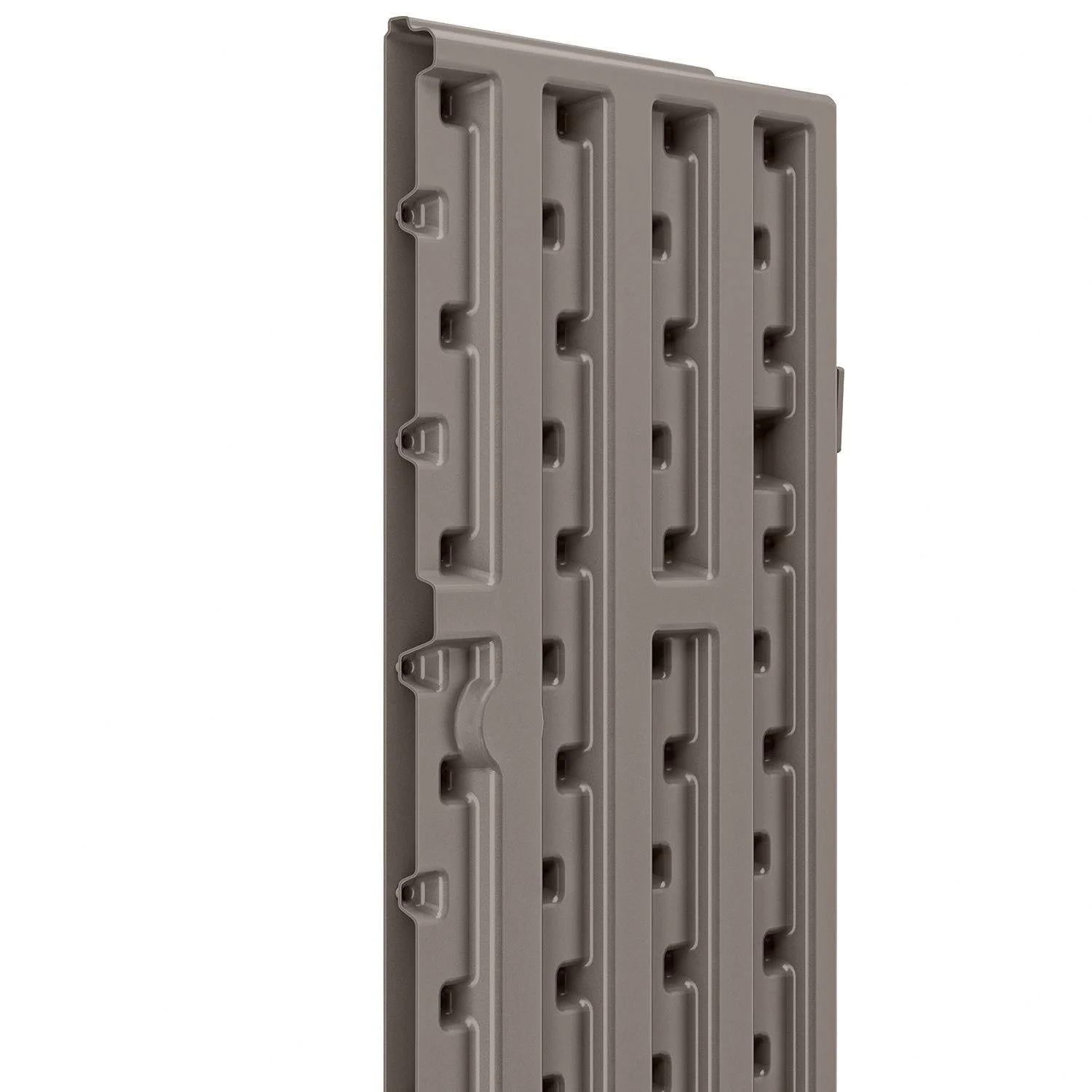 Suncast 3 - Shelf Resin Base Garage Cabinet Locker, Gray