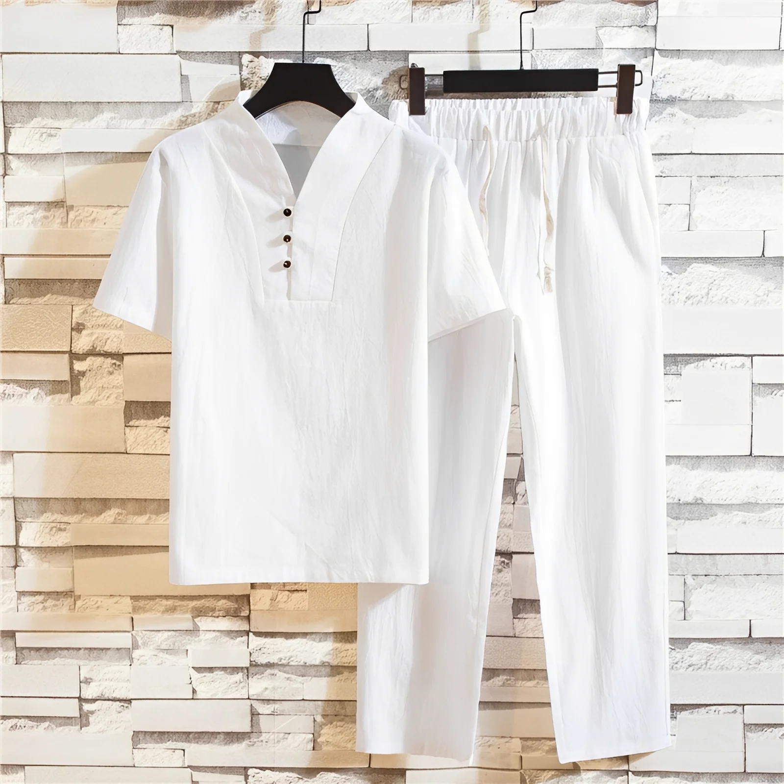 Cyril - Ensemble chemise et pantalon pour homme - pour les jours ensoleillés