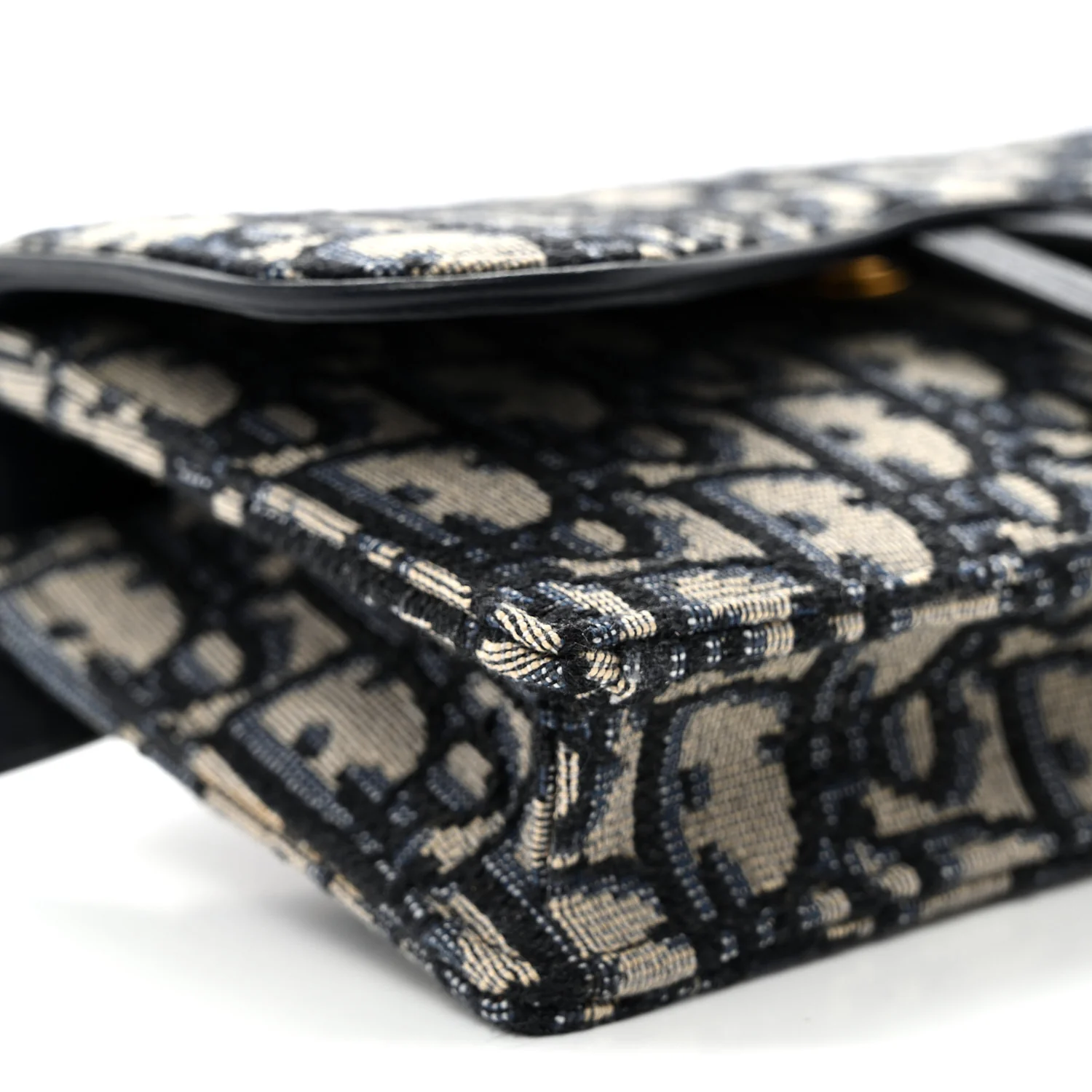 Oblique Saddle Belt Bag Blue