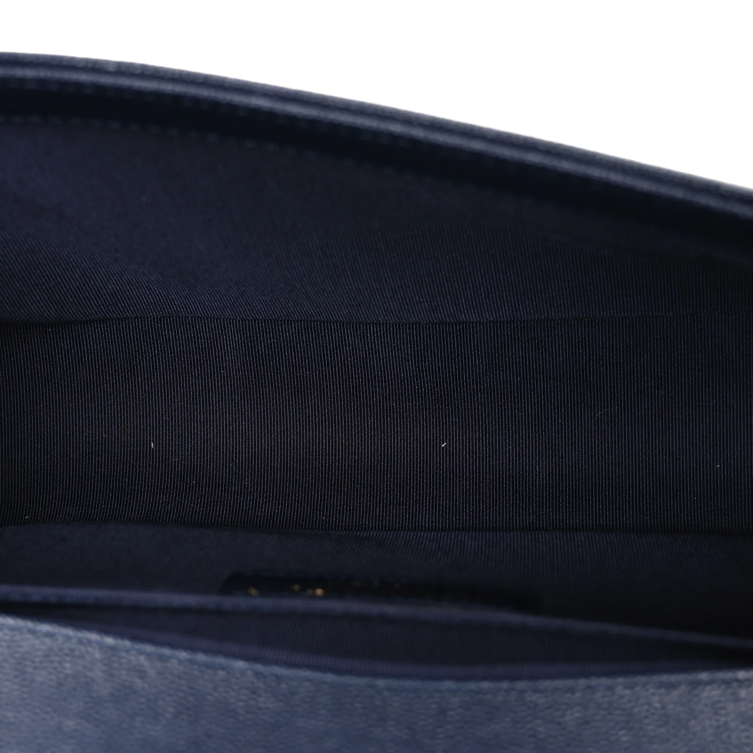 Caviar Quilted Medium Boy Flap Navy