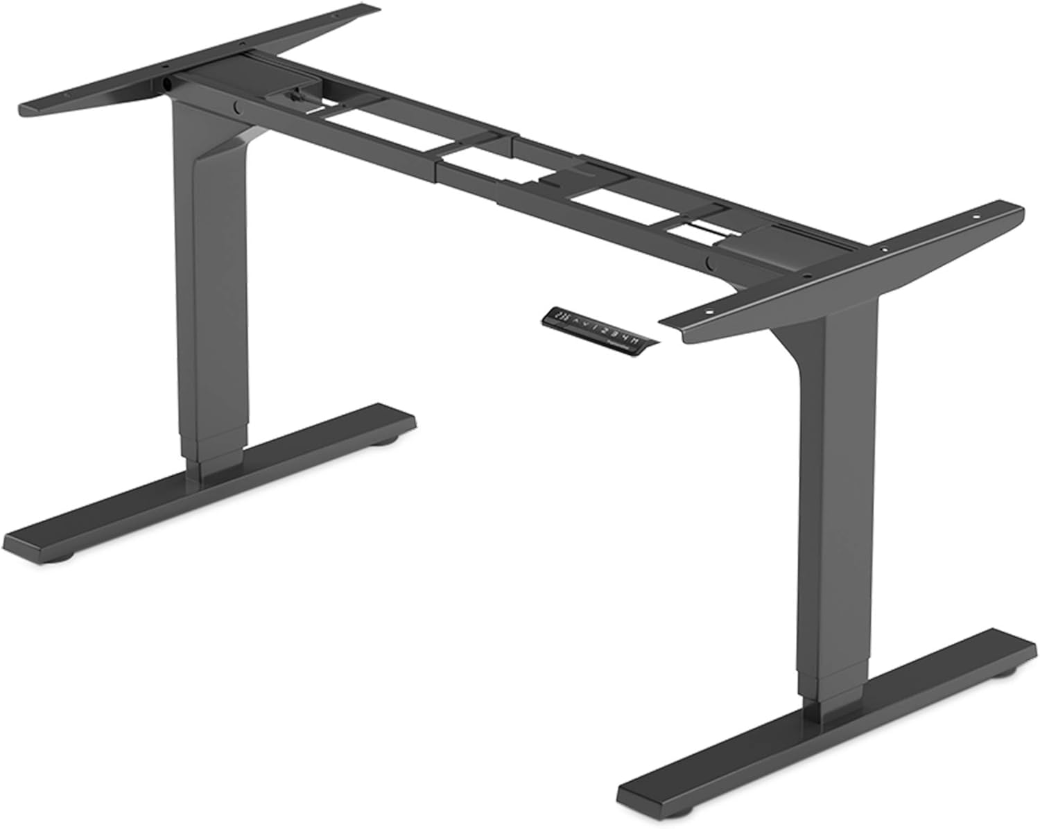 PROGRESSIVE AUTOMATIONS Electric Standing Desk Frame Dual Motor. Adjustable Height and Width, 3 Stages Legs for sit Stand Home Office desks suites Tops from 48