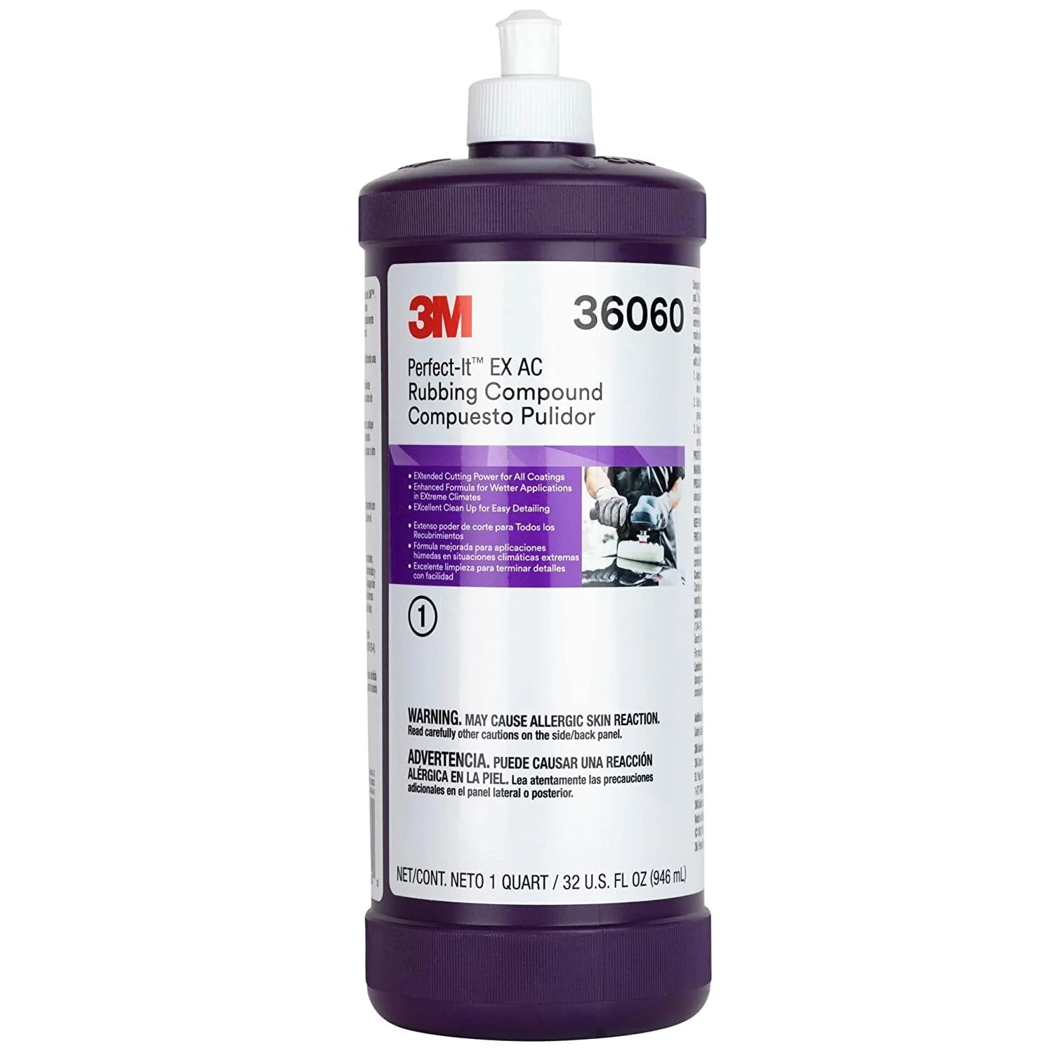 Perfect It Buffing And Polishing Kit 36060 06094 06068 Rubbing Compound, Machine Polish, Ultrafine Polish Buffing Compound, Car Polishing Kit Bundled With Microfiber Cloth Image 2