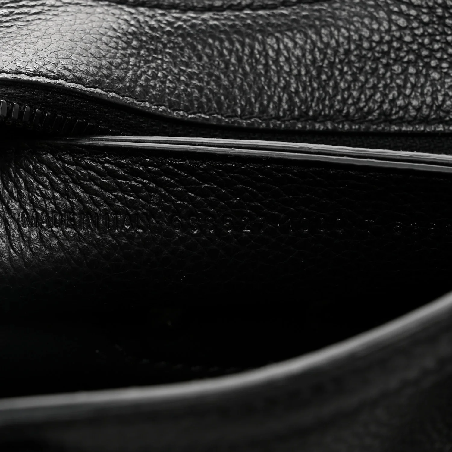 Grained Calfskin Neo Classic Black Hardware Nano City Crossbody Black