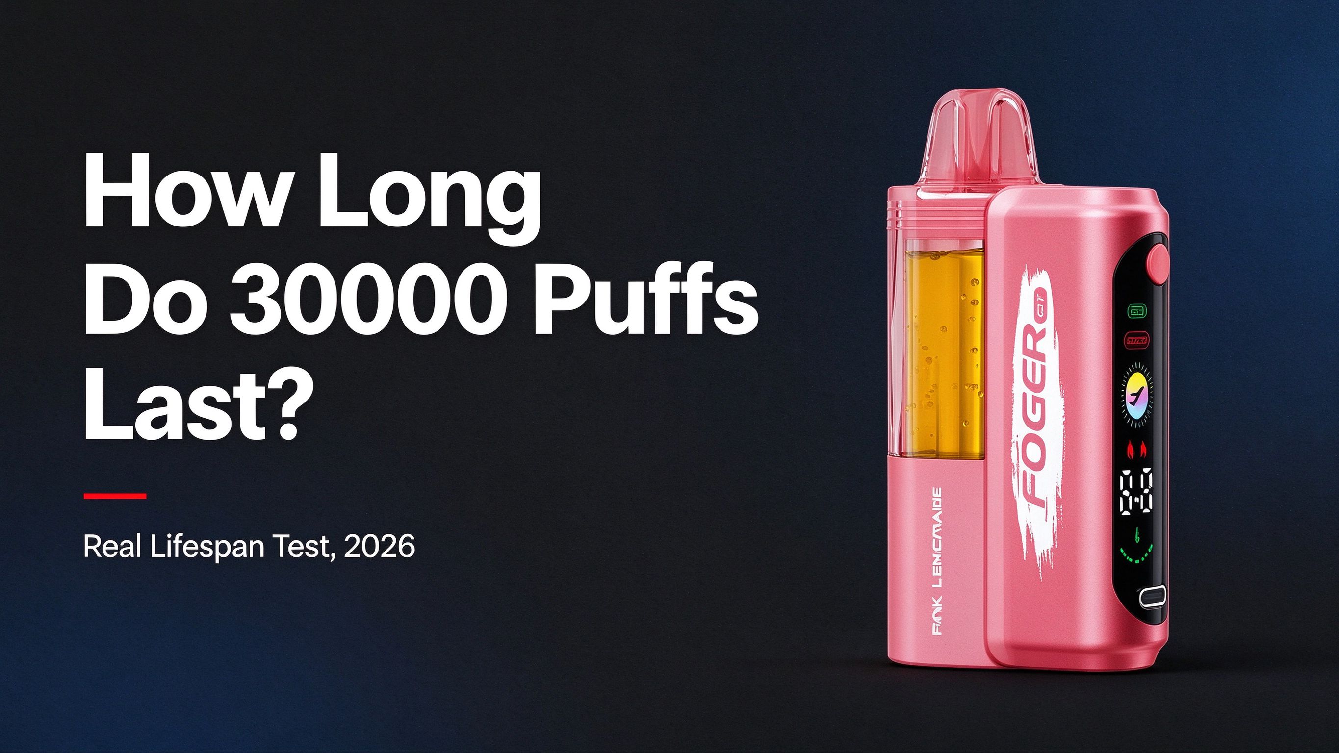 How Long Do 30000 Puffs Last?