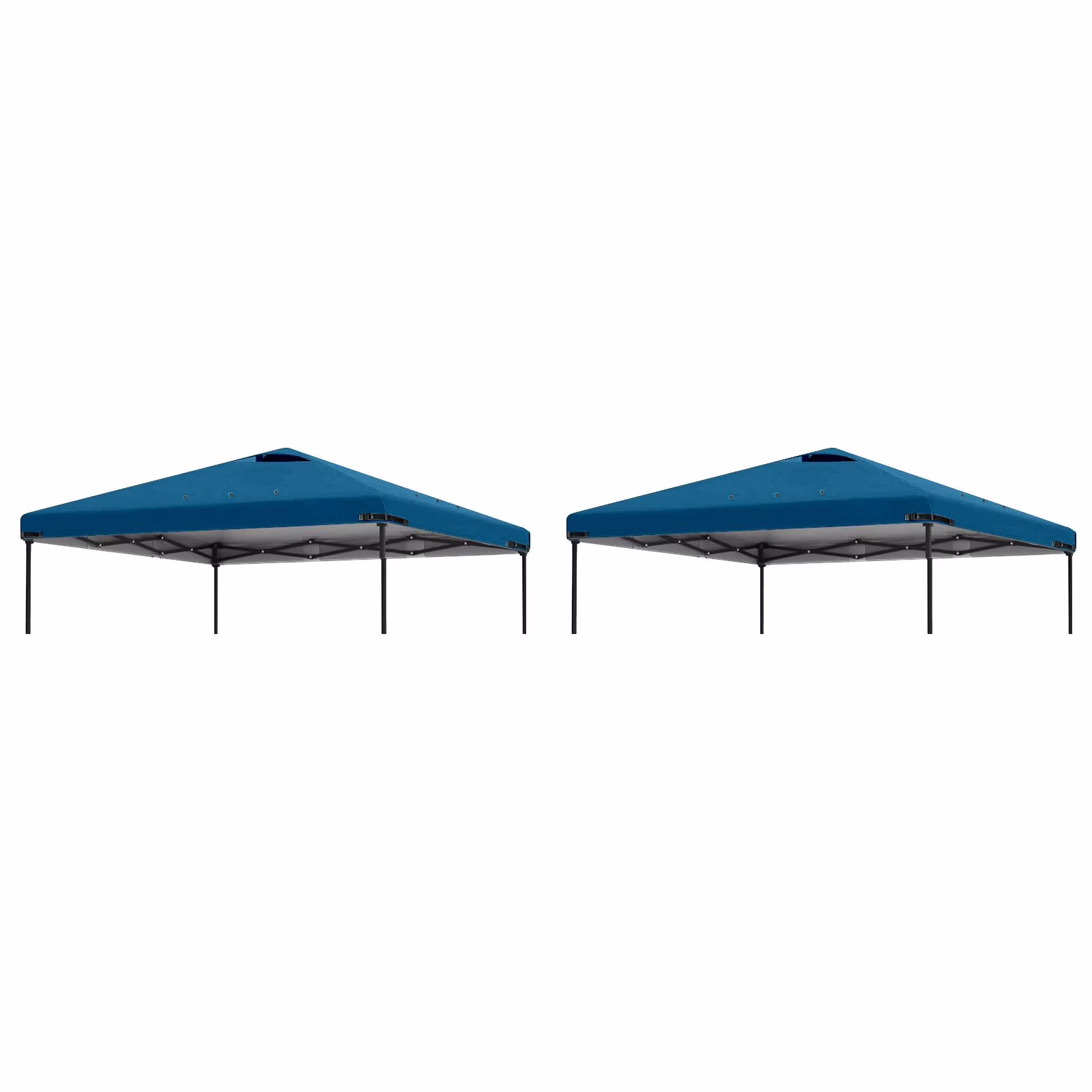 Home Decor 2pcs 10x10ft Replacement Cover Tier Gazebo Roof Sunshade Outdoor Cover Sunshade Patio Pavilion Protective Cover