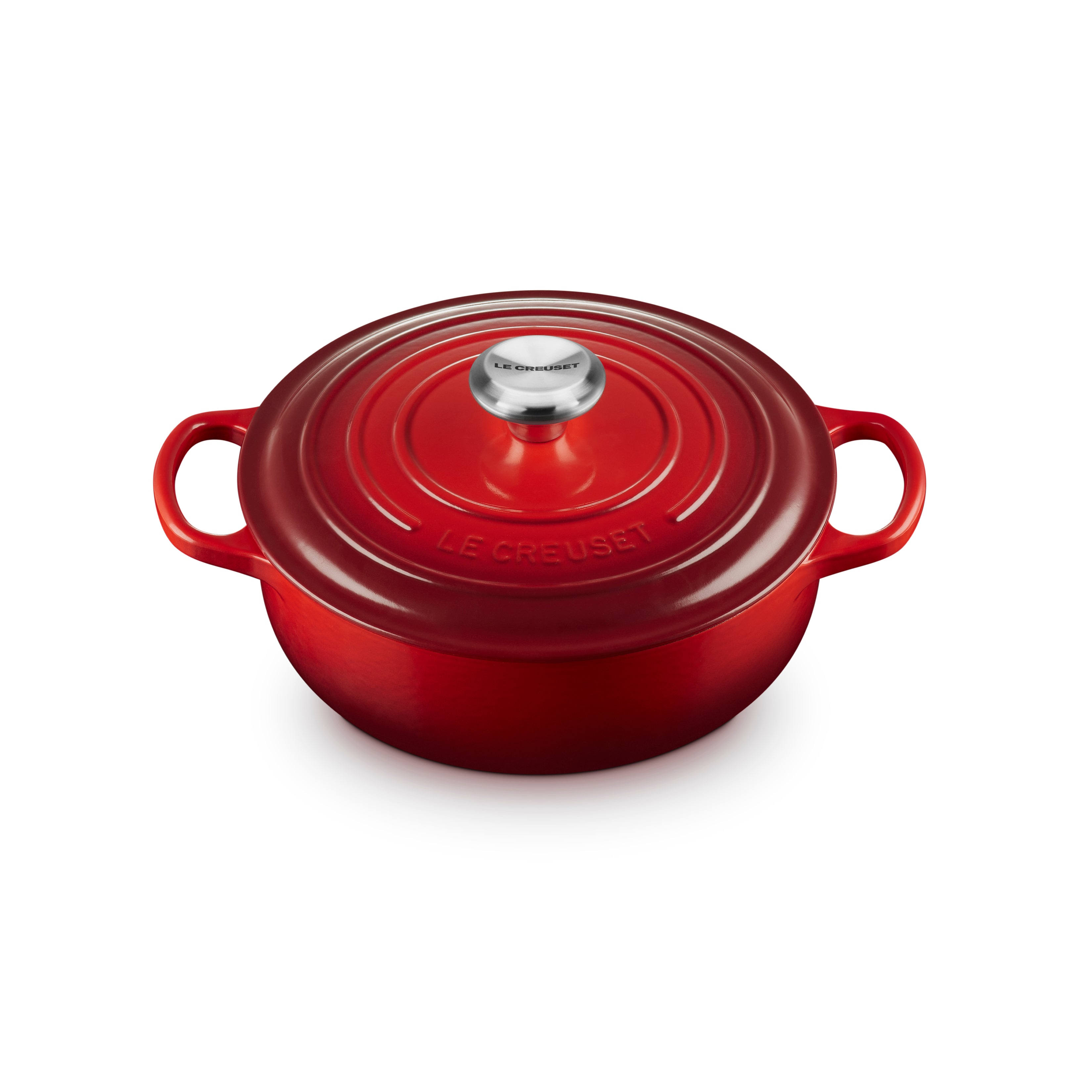 Le Creuset Signature Cast Iron 3.5 Quart Sauteuse - Cerise