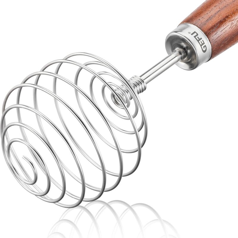 Nedo spiralvisp cm rustfritt stål/valnøtt