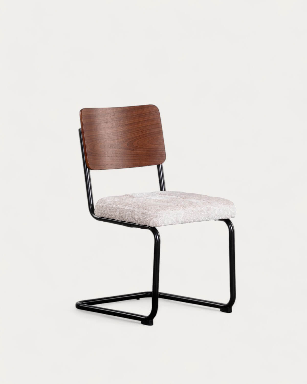 Cuba - Silla de Comedor de Madera y Tela Cuba