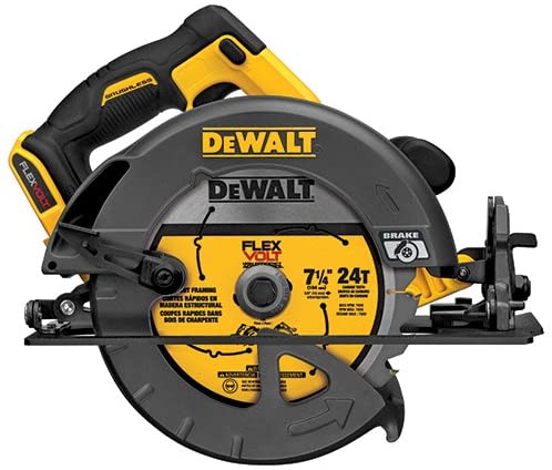 Scie circulaire DEWALT FLEXVOLT 60V MAX, 7 1/4 pouces, sans balais, outil seul (DCS575B)