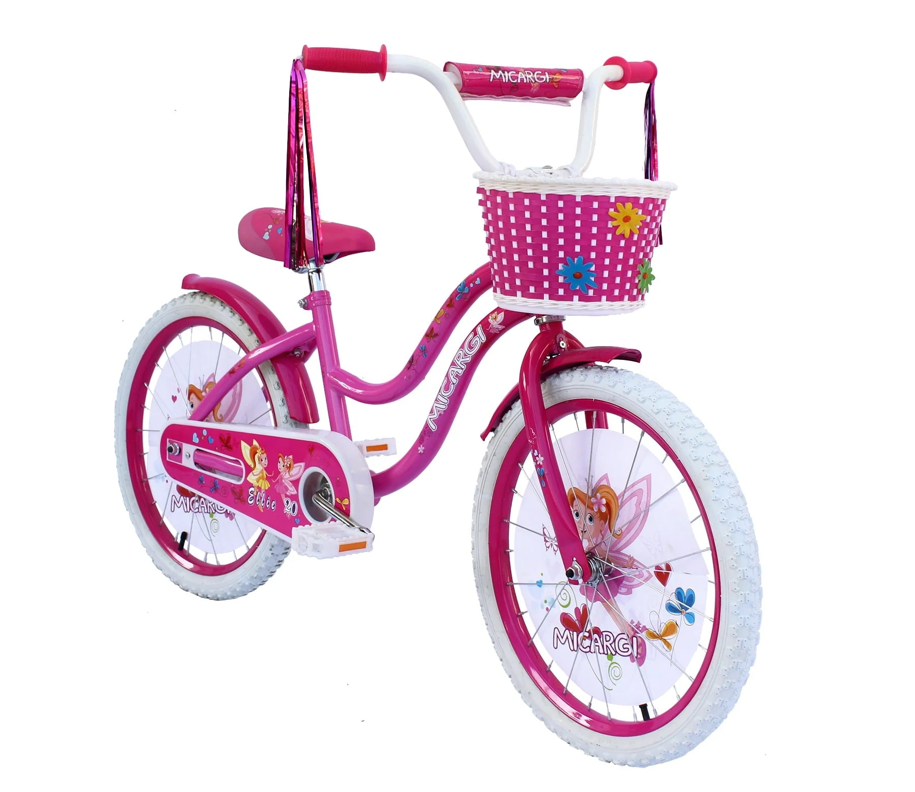 ELLIE G 20 HPK PK 20 in Girls Bicycle, Hot Pink and Pink Image 3