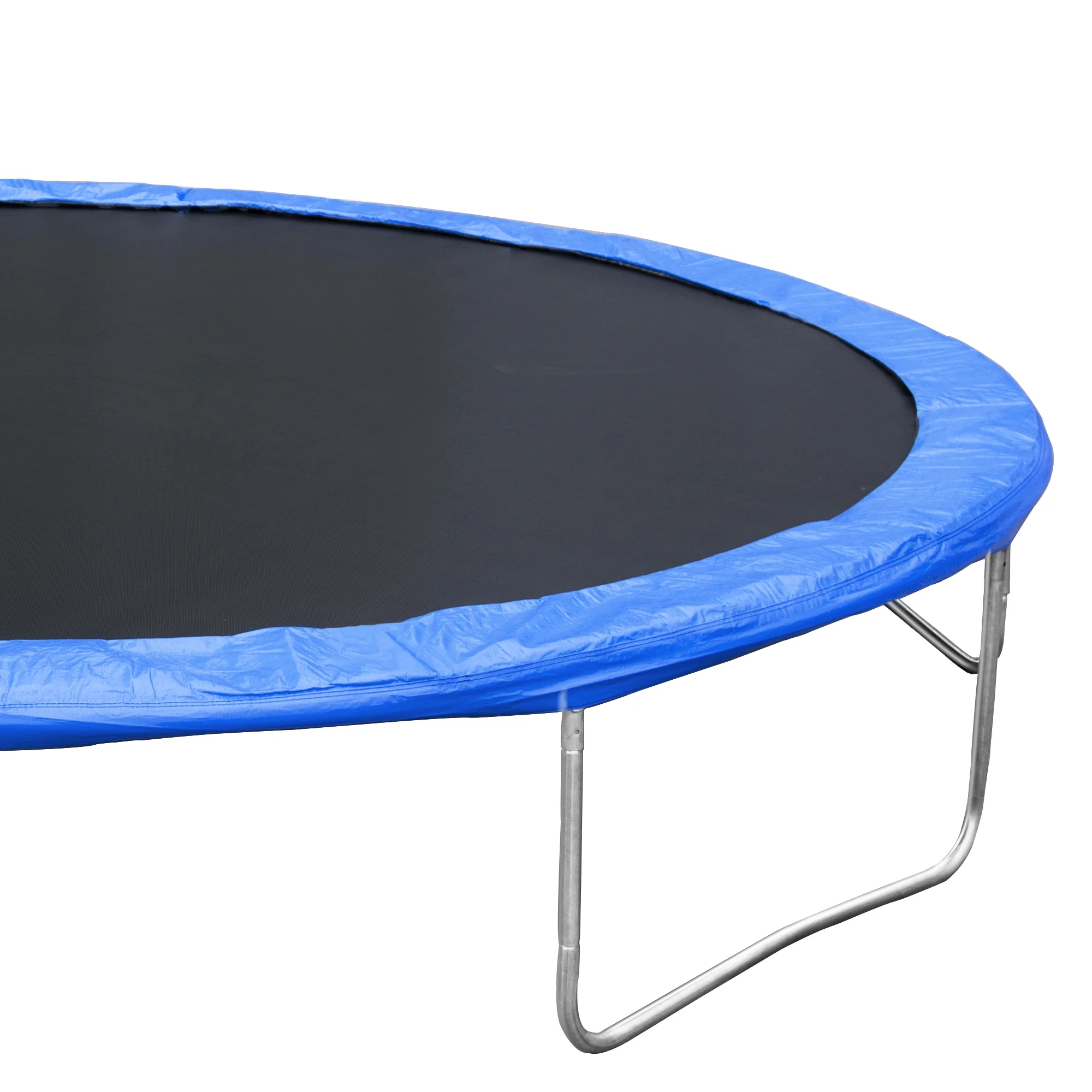 14FT Outdoor Trampoline with Safety Enclosure, Steel Tube Frame, Ladder Secure Net Heavy Duty, Blue(Round/14'/Blue) - Image 9