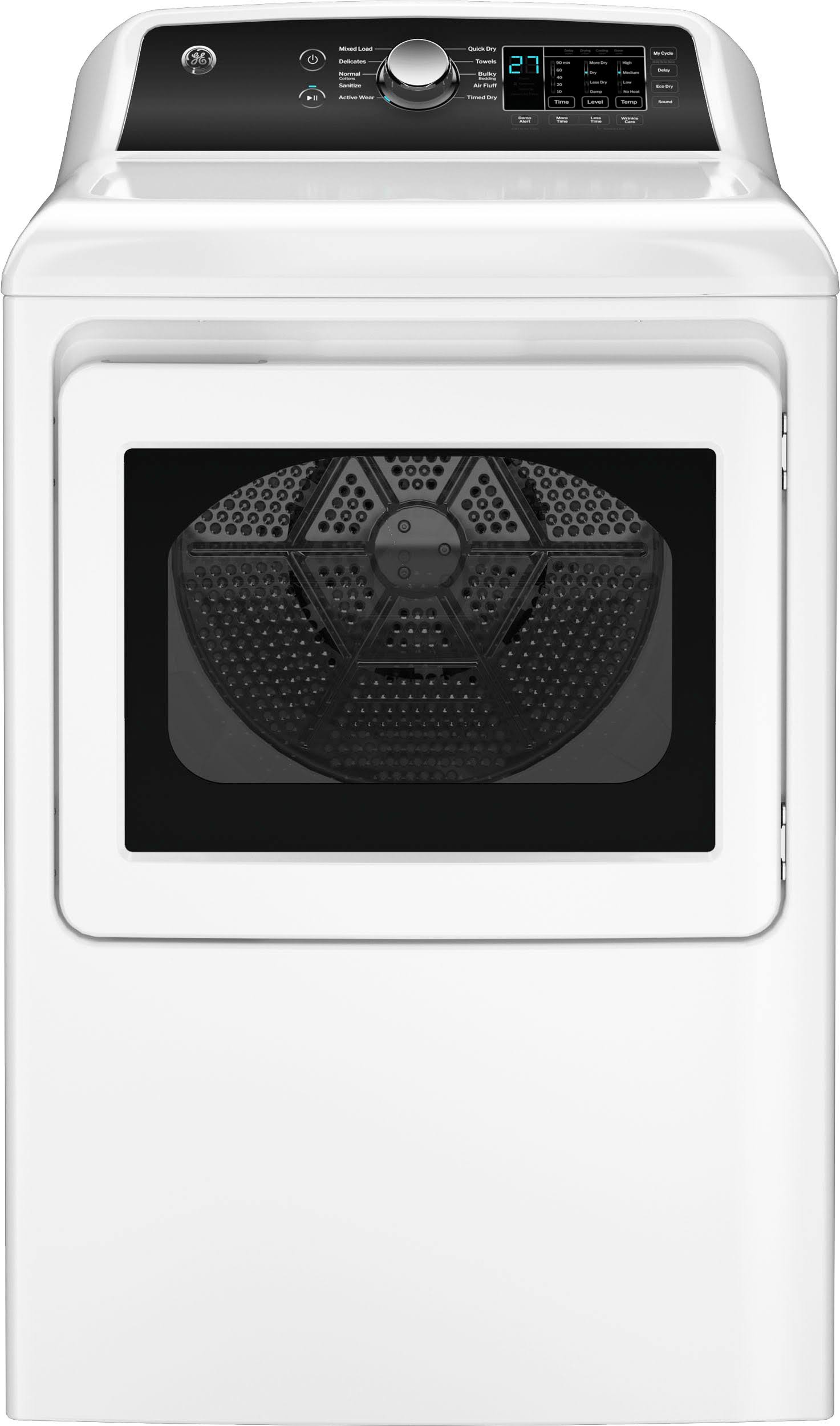GE 7.4 Cu. ft. Capacity with Sensor Dry Electric Dryer, White