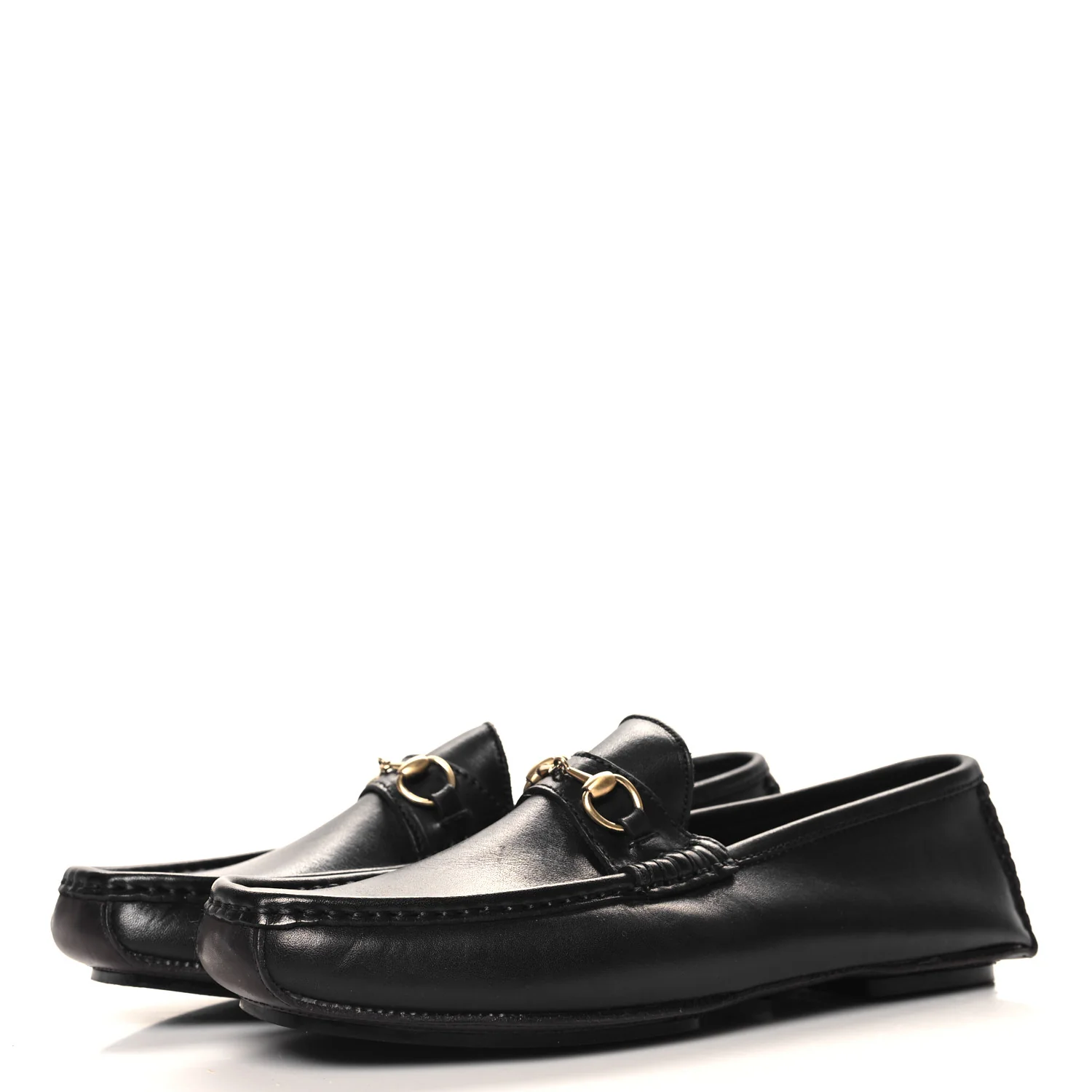 Calfskin Mens Horsebit Loafers 10 Brown