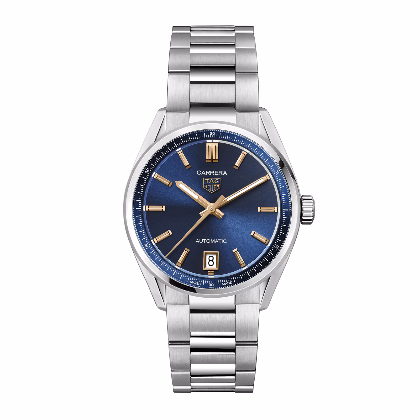 【Super Clone】TAG Heuer Carrera Date 36mm Unisex Watch Deep Blue WBN2311.BA0001