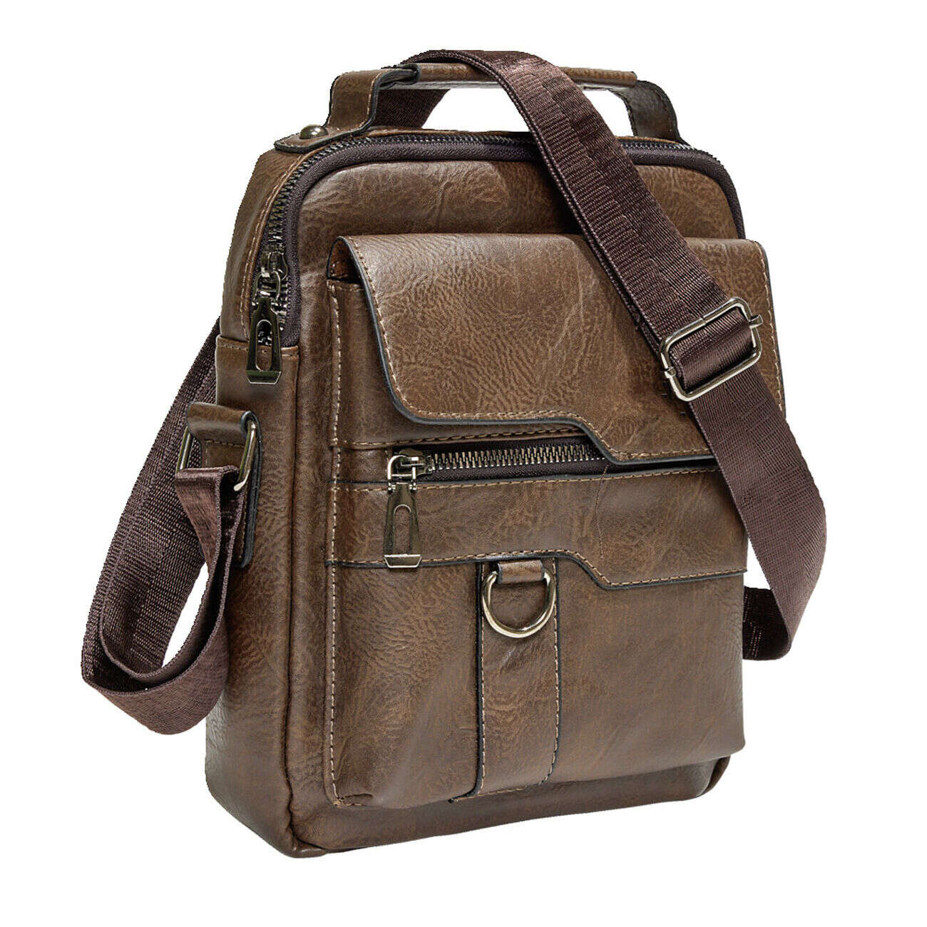 Sacoche homme simili avec bandoulière 23x8xH25cm - 3 modèles