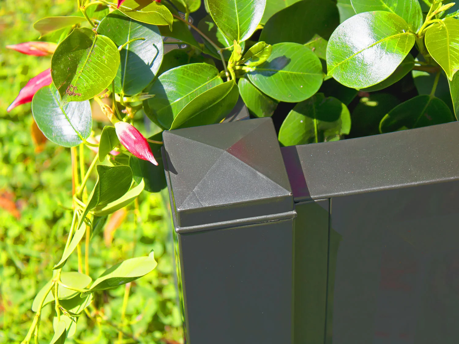 KHW Bac  plantes avec treillis central, l 100 x H 140 x P 43 cm, 110 L