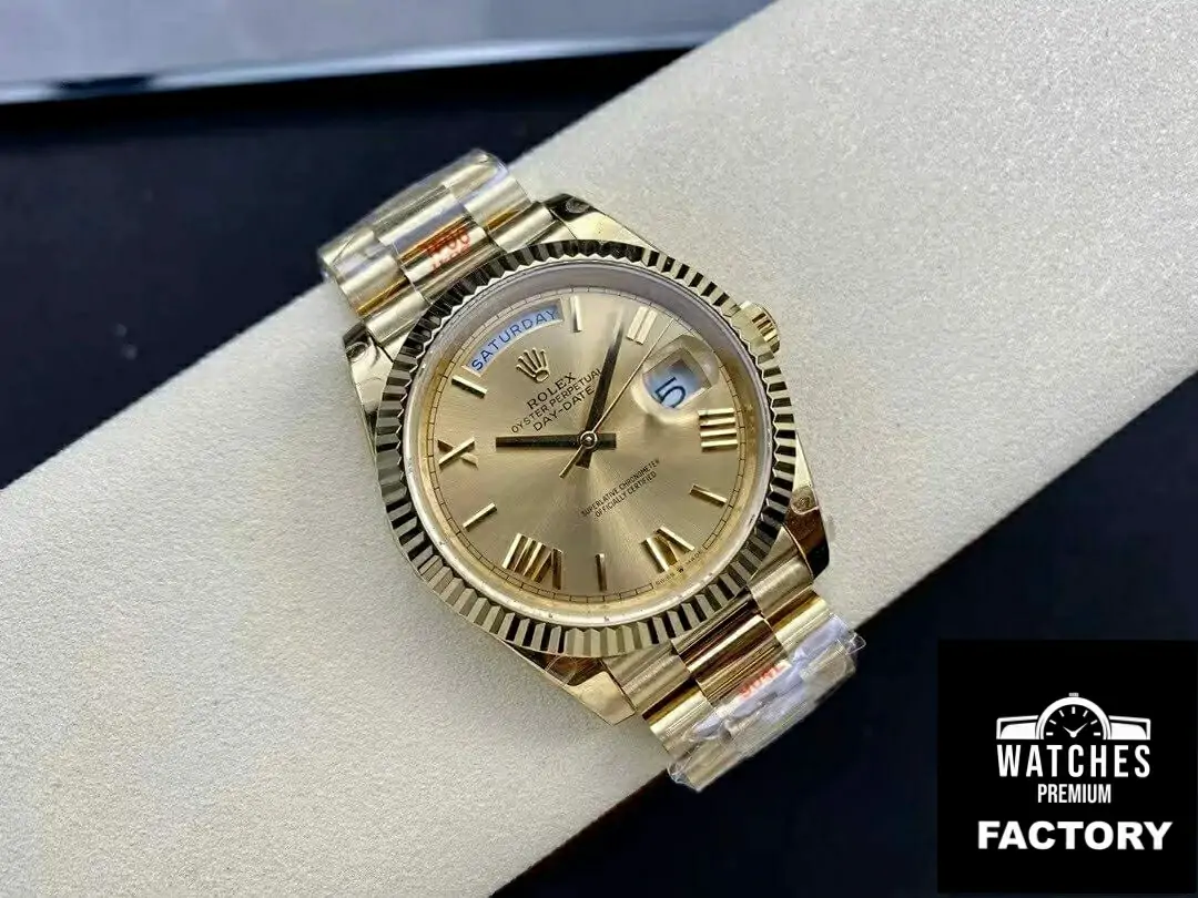 Rolex Day Date M228238-0006 904L Gold Case
