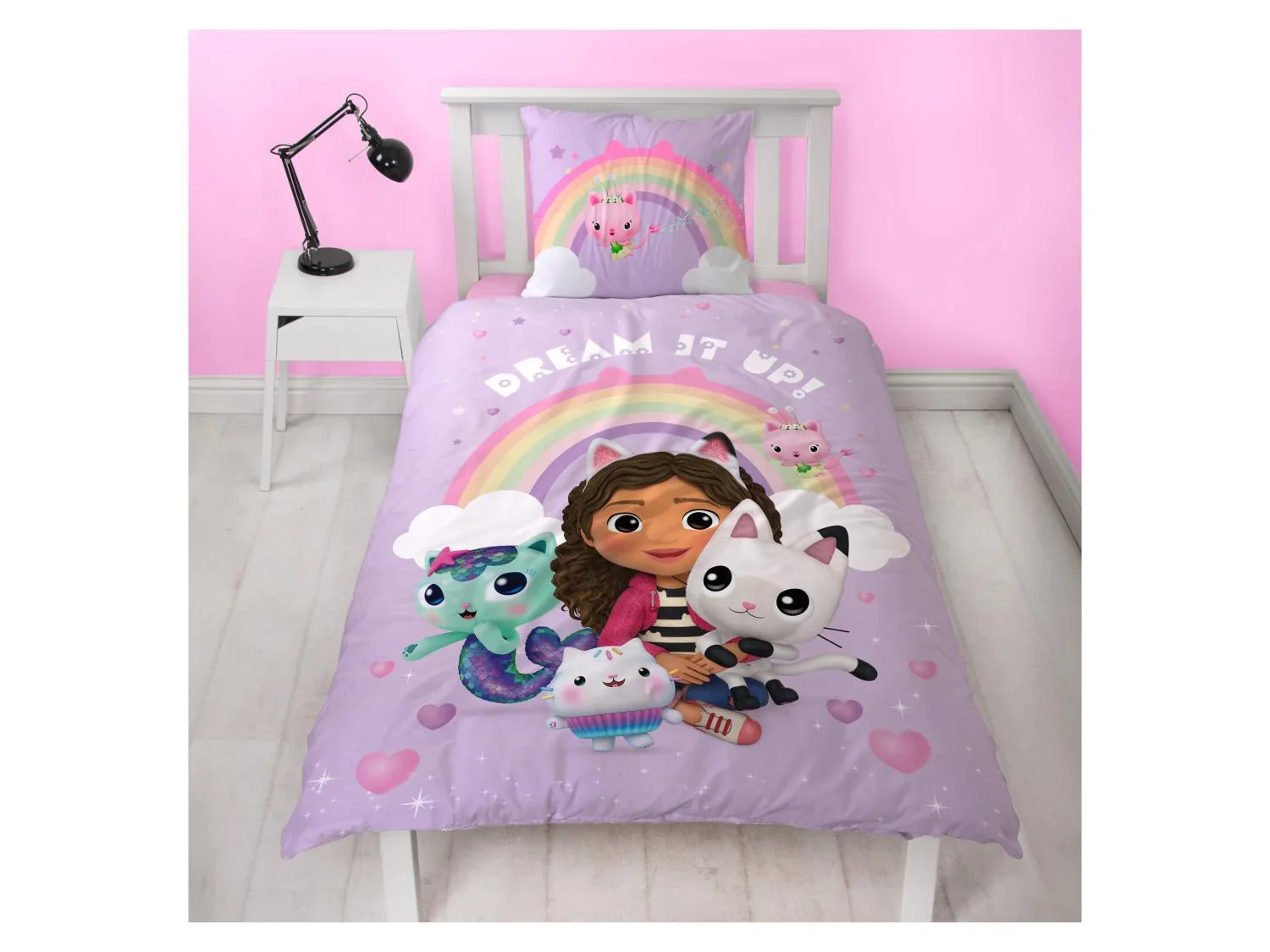 Parure de lit rversible pour enfant, 140 x 200 cm
